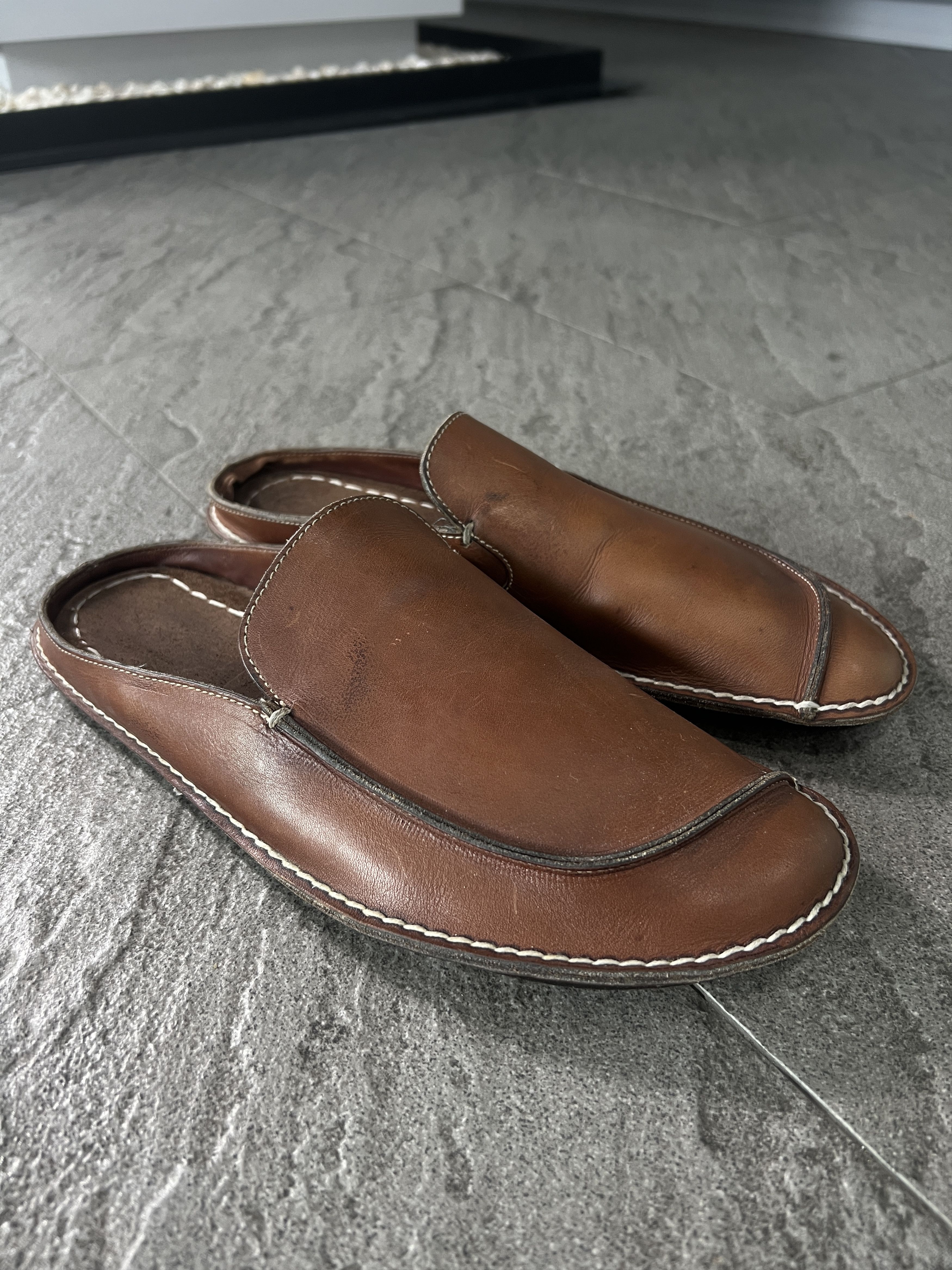 Jil Sander Jil Sander Brown Leather Slip On Loafers Size 7 Size US 7 / EU 40 - 3 Thumbnail