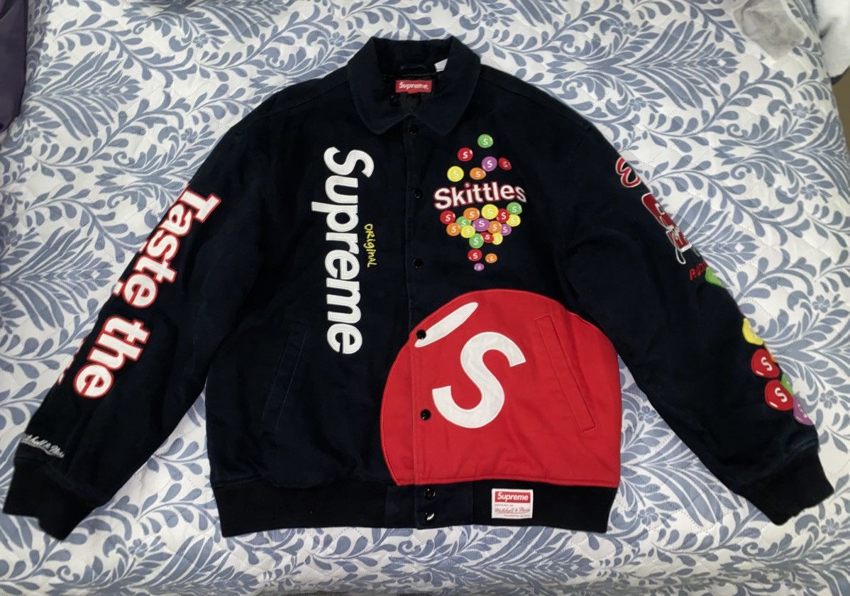 Mitchell & Ness × Supreme Supreme x Mitchell & Ness Skittles race jacket Size US L / EU 52-54 / 3 - 1 Thumbnail