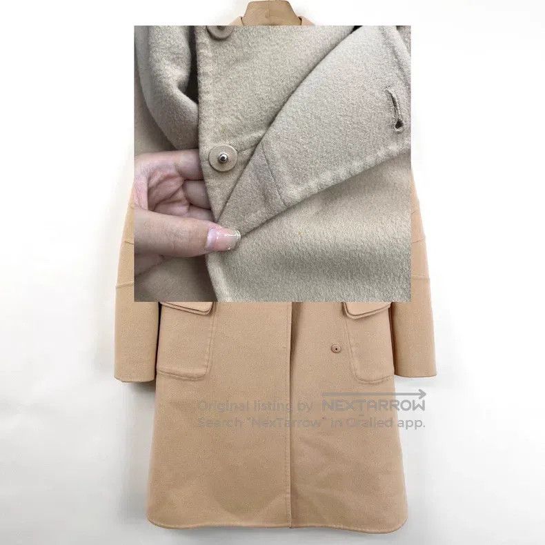 Valentino Valentino Pink rivets decorate the woolen coat Size M / US 6-8 / IT 42-44 - 7 Thumbnail