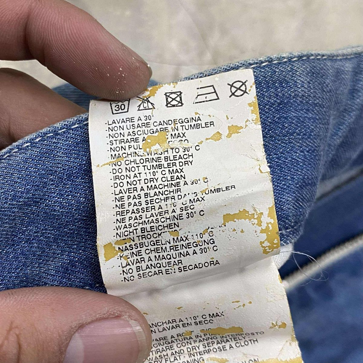 Maison Margiela Line One 4 Stitches Classic Blue Jeans Size US 28 / EU 44 - 7 Thumbnail