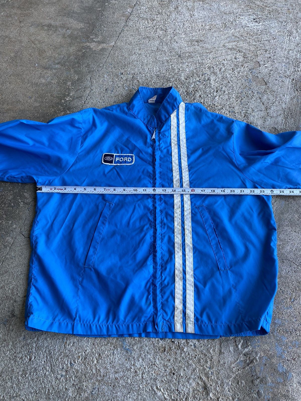 Ford × Japanese Brand × Vintage Vintage 60’s Ford Stripe Full Zip Jacket Size US XL / EU 56 / 4 - 10 Thumbnail