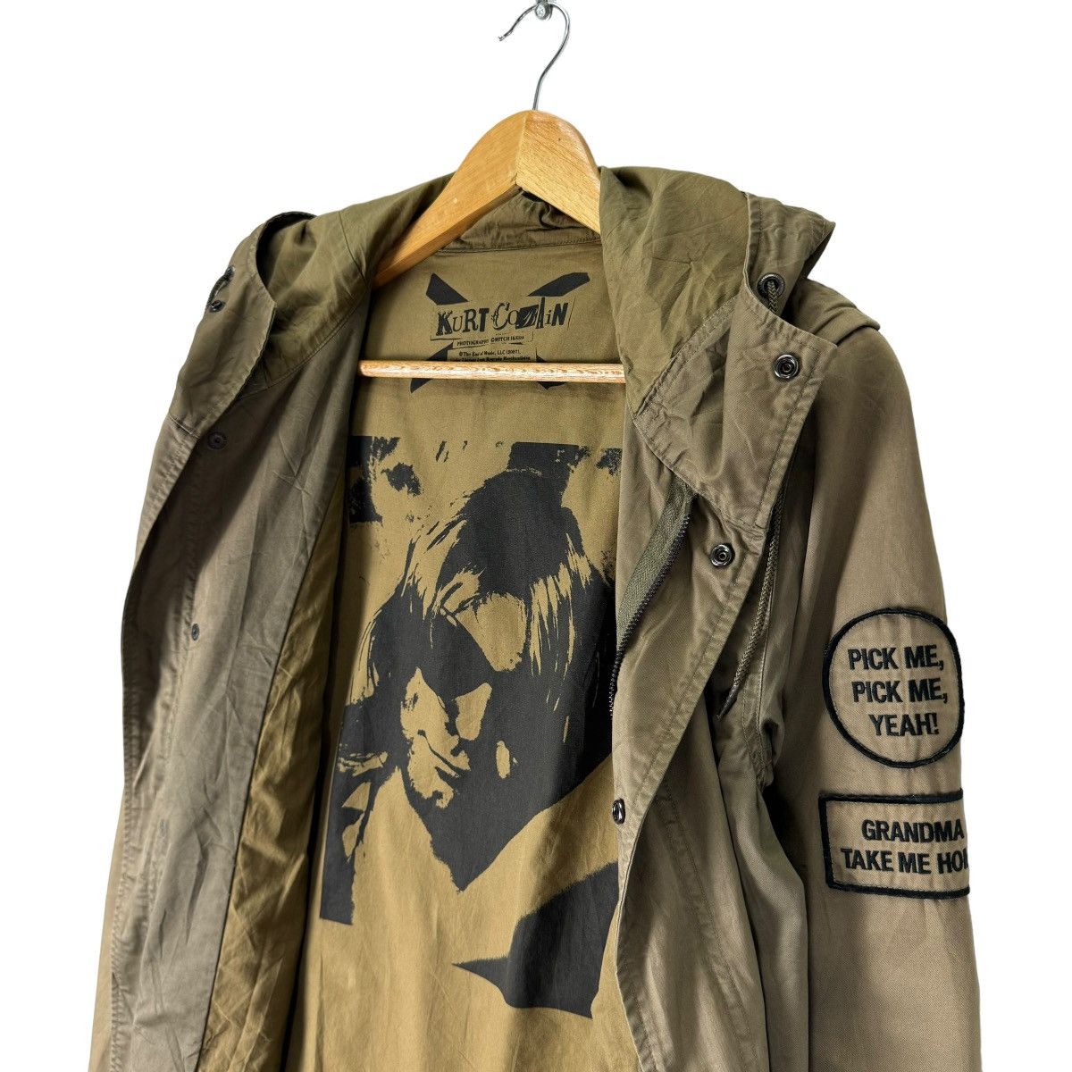 Hysteric Glamour ⚡️HYSTERIC GLAMOUR X KURT COBAIN FISHTAIL PARKA JACKET Size M / US 6-8 / IT 42-44 - 10 Thumbnail