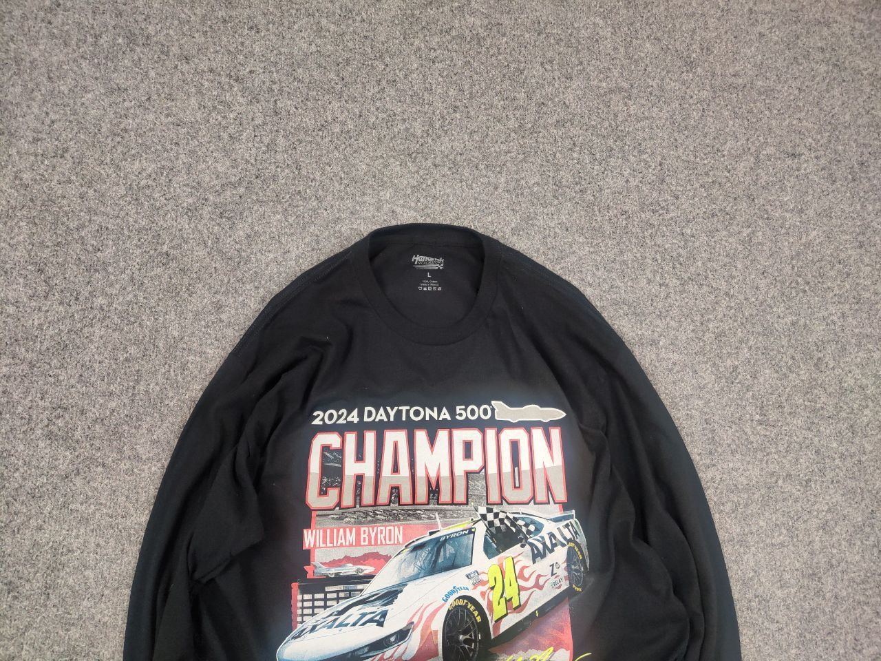 NASCAR Vintage Hendrick moto daytona champion Long sleeve Nascar Size US L / EU 52-54 / 3 - 4 Thumbnail