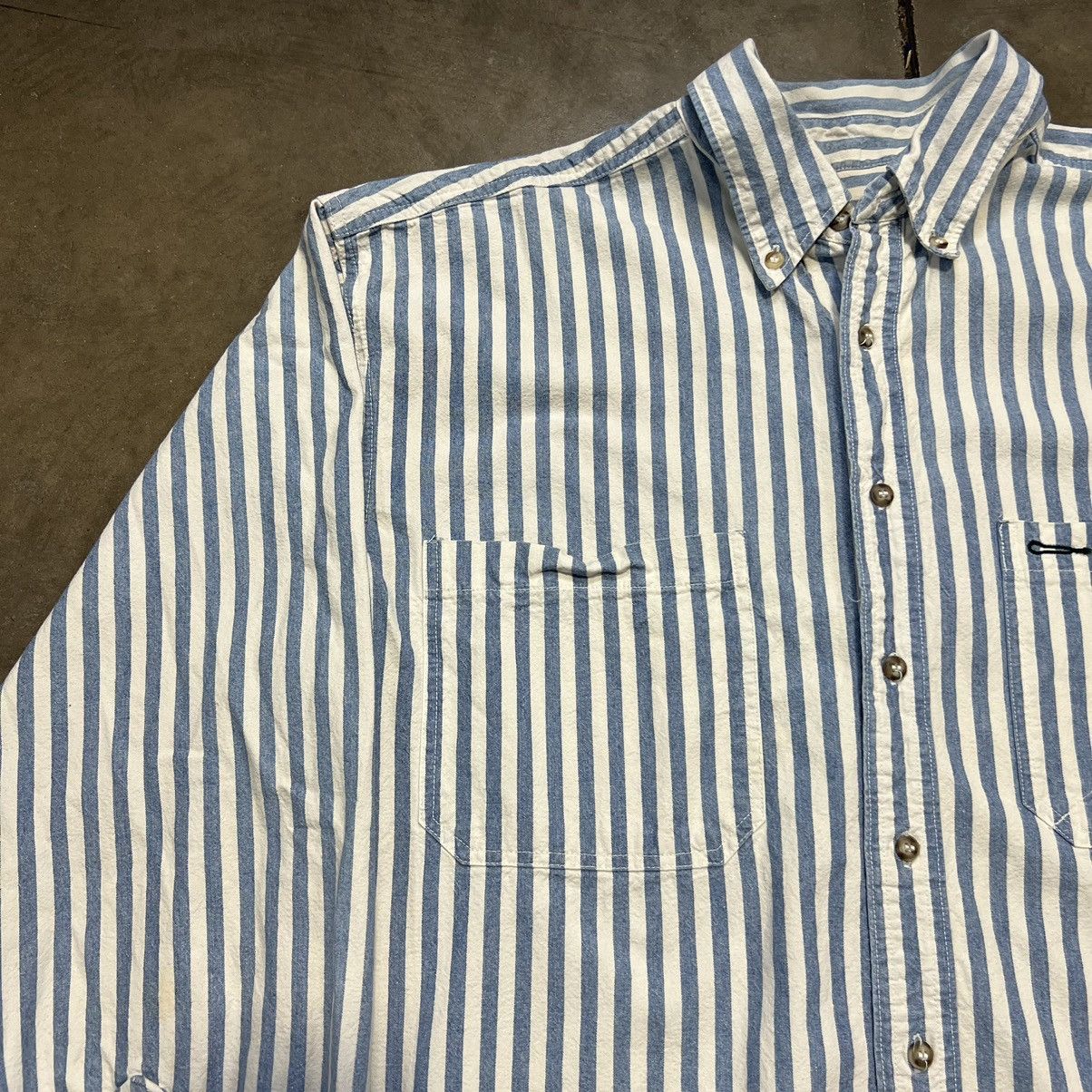 American Eagle Outfitters × Vintage Vintage Y2K American Eagle Hickory Striped Button Up Shirt Size US L / EU 52-54 / 3 - 4 Thumbnail