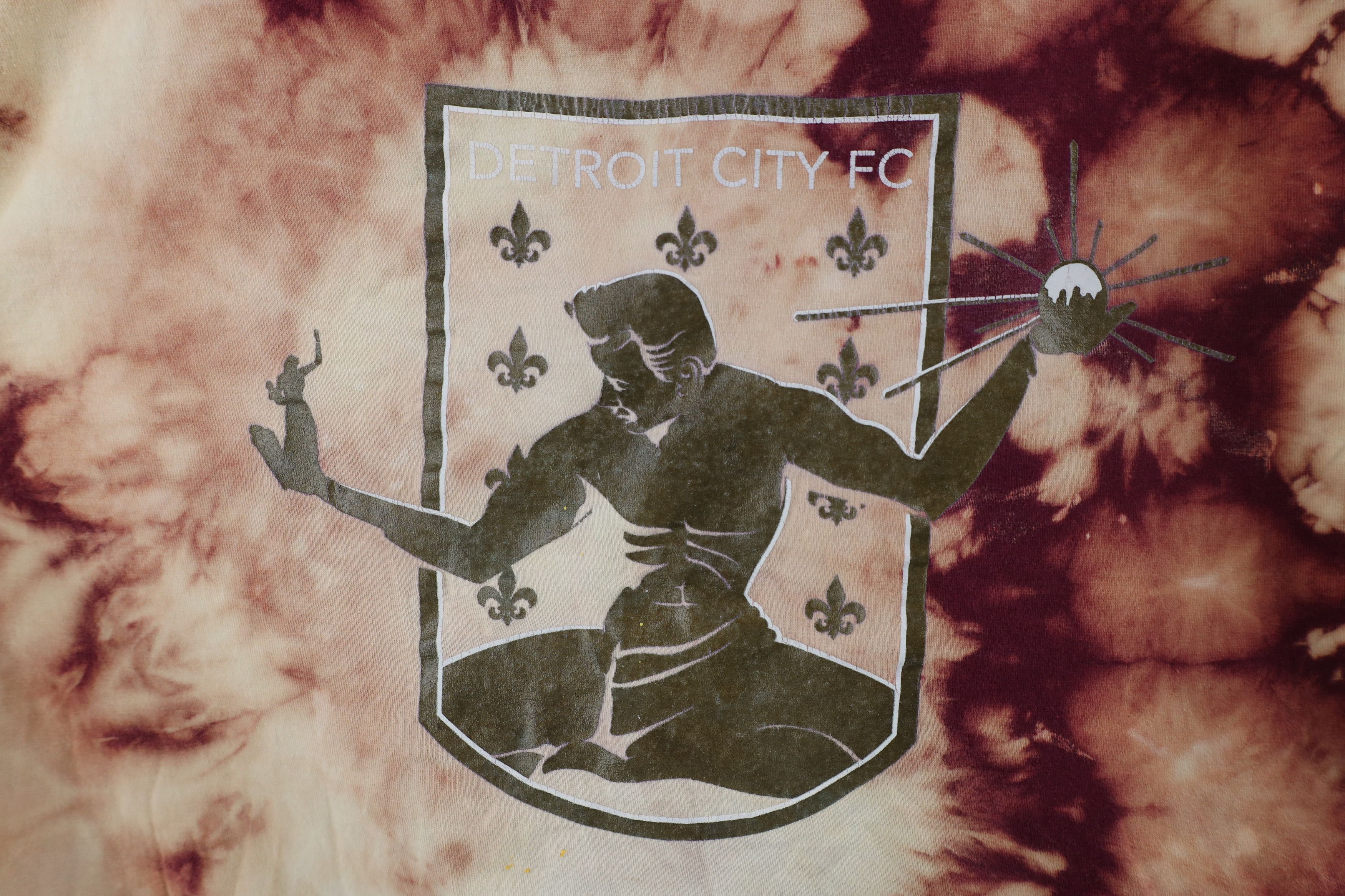 Vintage Streetwear Acid Wash Detroit City FC Soccer T-Shirt Cotton Size US L / EU 52-54 / 3 - 4 Thumbnail