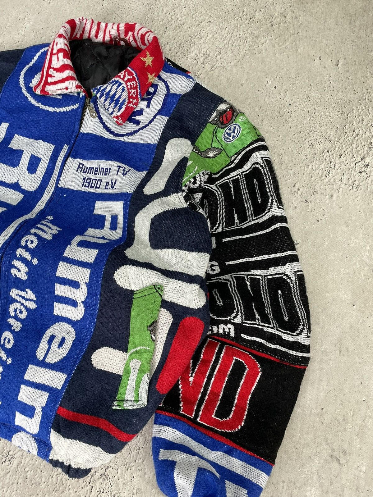 Other Rare custom Deutschland scarfs bomber jacket rare euro 2006 Size US L / EU 52-54 / 3 - 6 Thumbnail