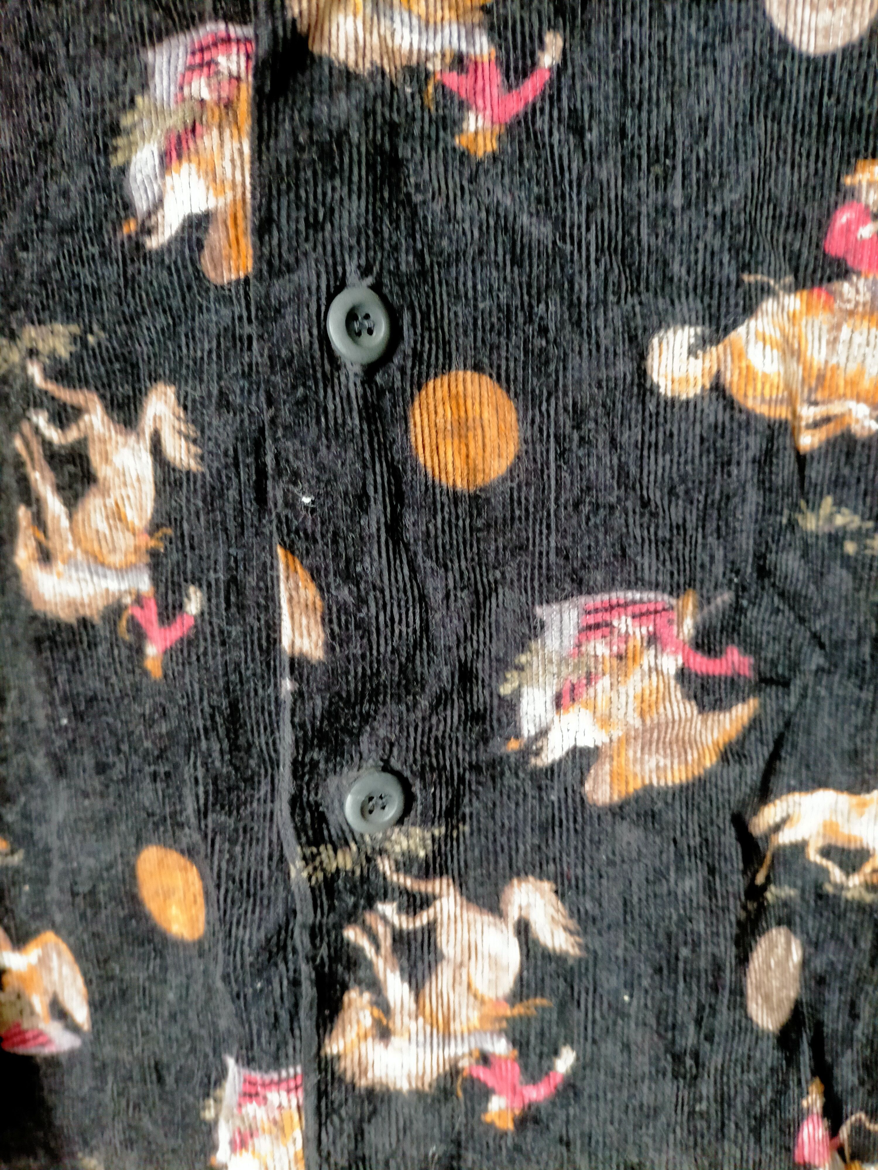 Lee 🔥Rare Lee Coudroy Full print Work shirt button ups Size US L / EU 52-54 / 3 - 12 Thumbnail