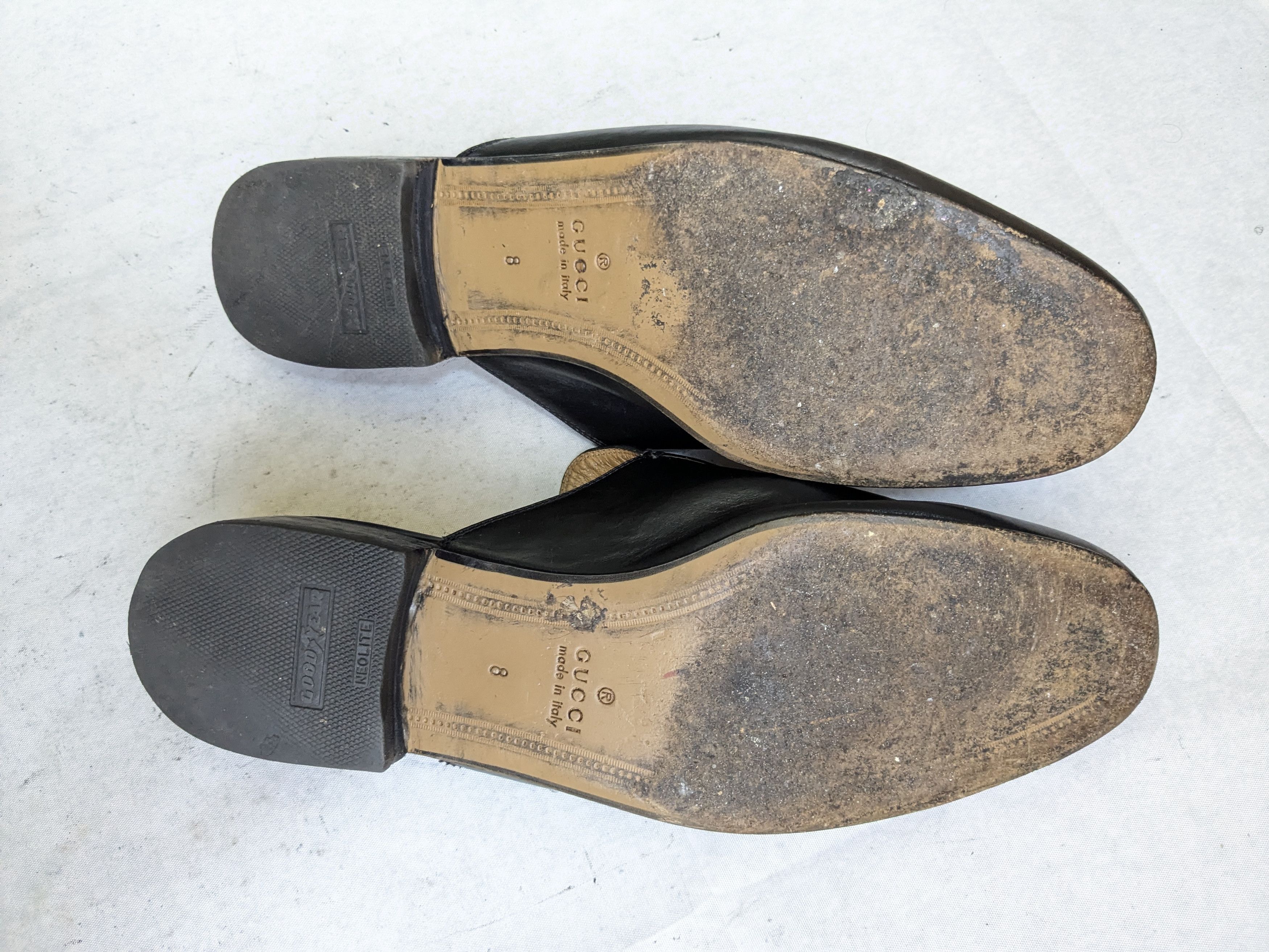 Gucci Gucci Horsebit Loafers Black Leather 8.5 D US Slip Ons Size US 8.5 / EU 41-42 - 11 Thumbnail