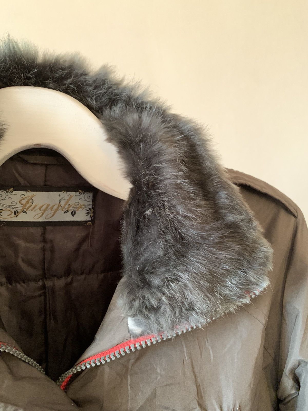 Hysteric Glamour Y2K rabbit fur bomber jacket LGB Prada Helmut Lang styled Size L / US 10 / IT 46 - 6 Thumbnail