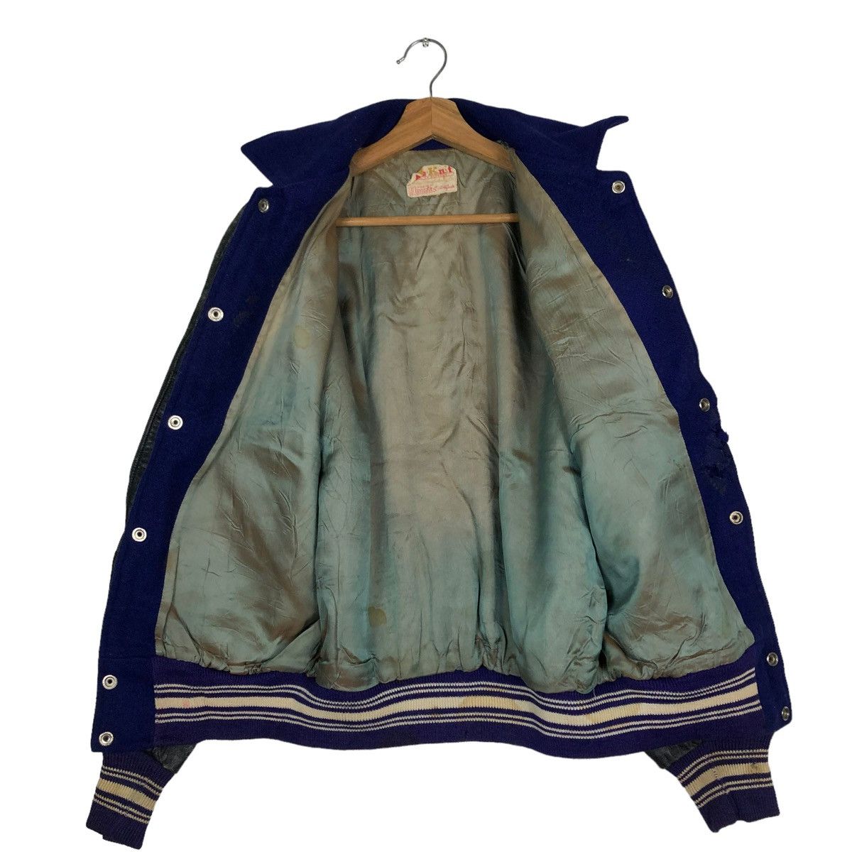Toyo Enterprises 🔥Vintage Leather Varsity Jacket Division of Holt’s USA Size US M / EU 48-50 / 2 - 11 Thumbnail