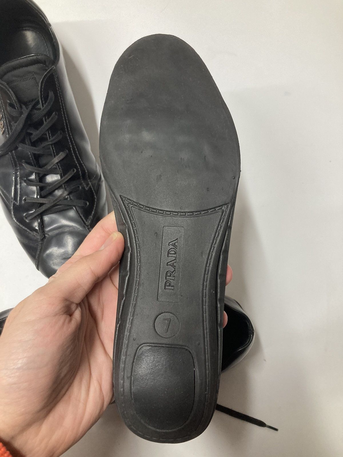 Prada Vintage Avant Garde Prada leather trainers Size US 7.5 / EU 40-41 - 8 Thumbnail