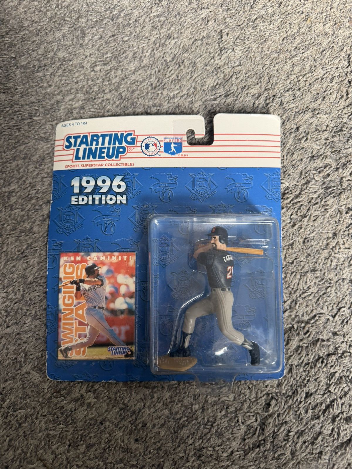 MLB 1995 Kenner MLB Starting Lineup Ken Caminiti Figure & Card Size ONE SIZE - 1 Thumbnail