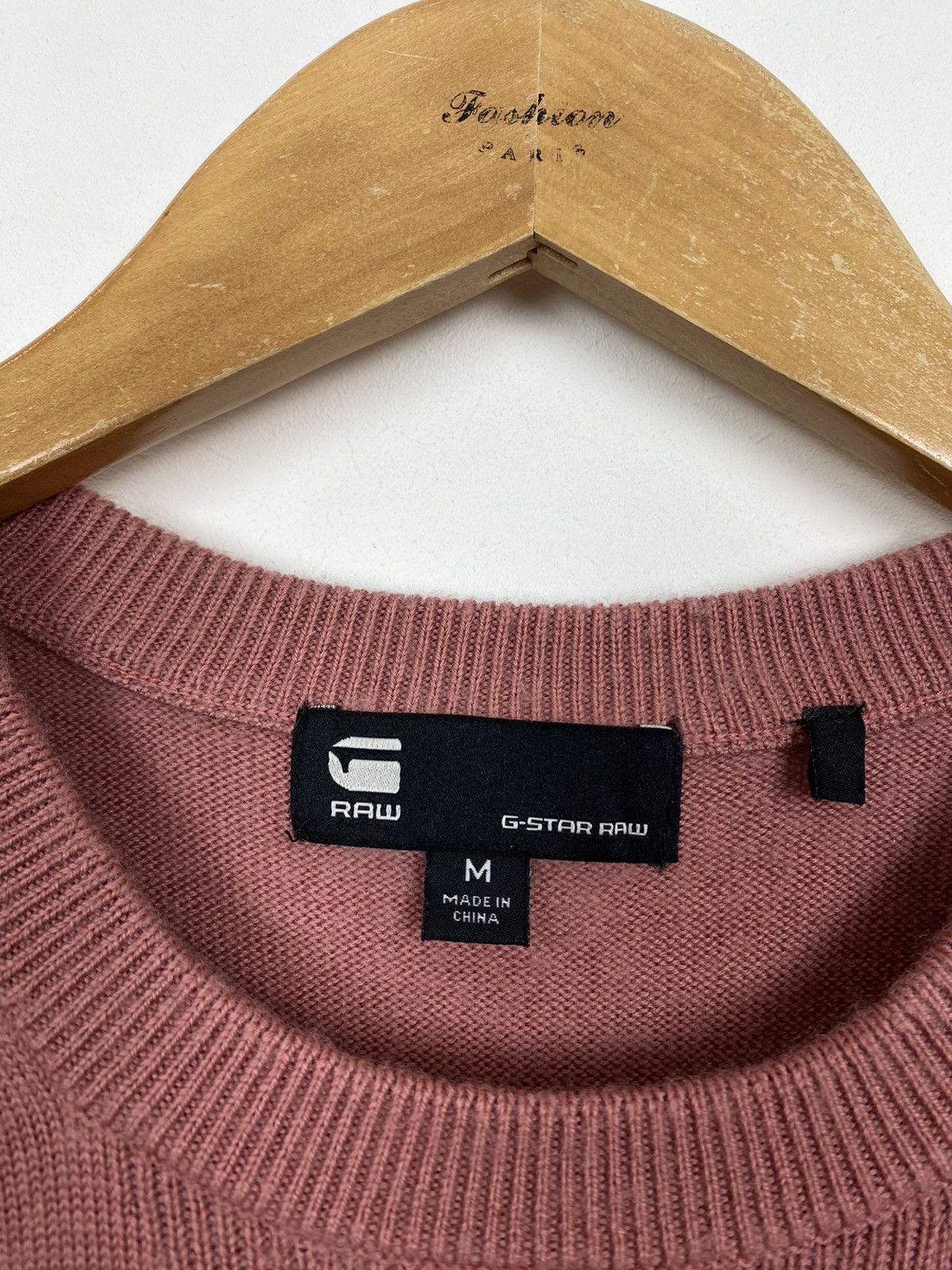 G-Star G-Star Raw Core R Knit L/S 100% Merino Wool Sweater Pullover Size US M / EU 48-50 / 2 - 3 Thumbnail