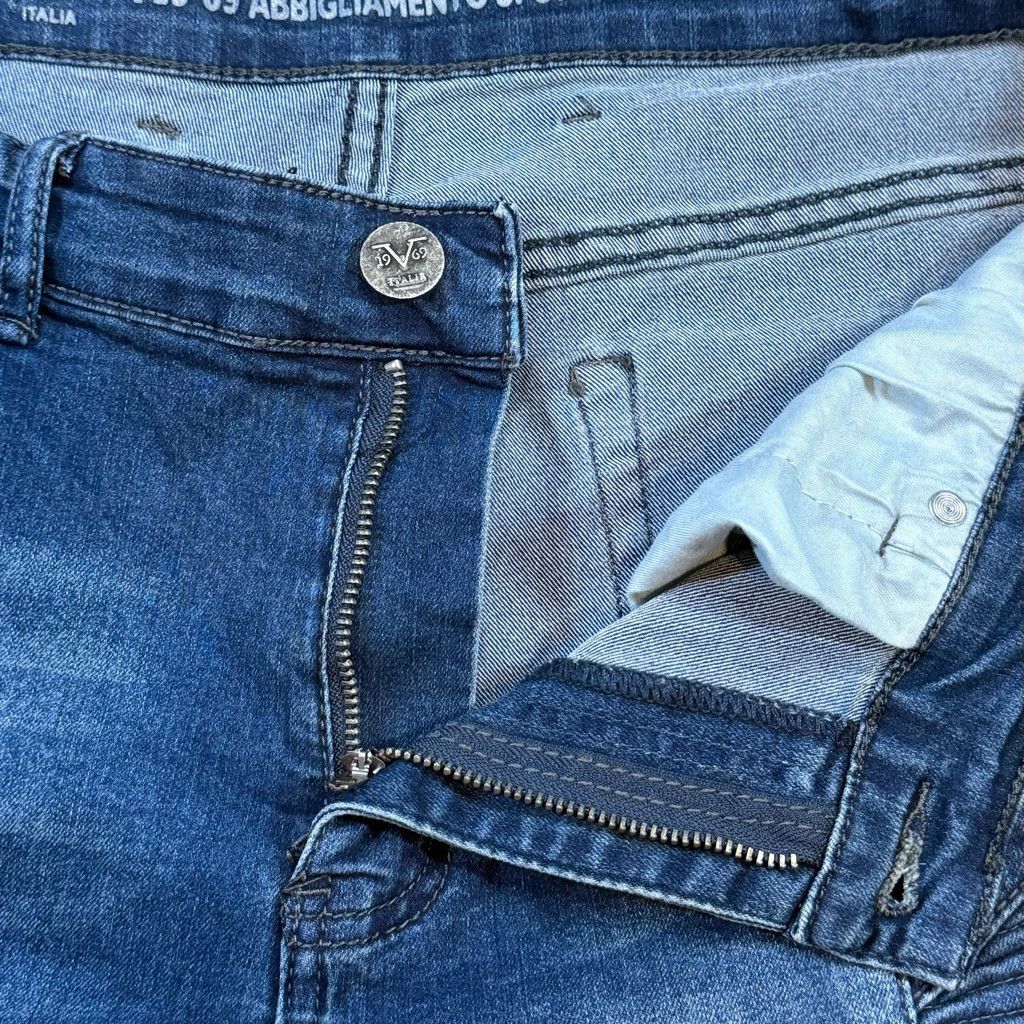 Z Brand V19-69 Men’s W34 L30 Moto Panel Jeans Blue Size US 34 / EU 50 - 3 Thumbnail