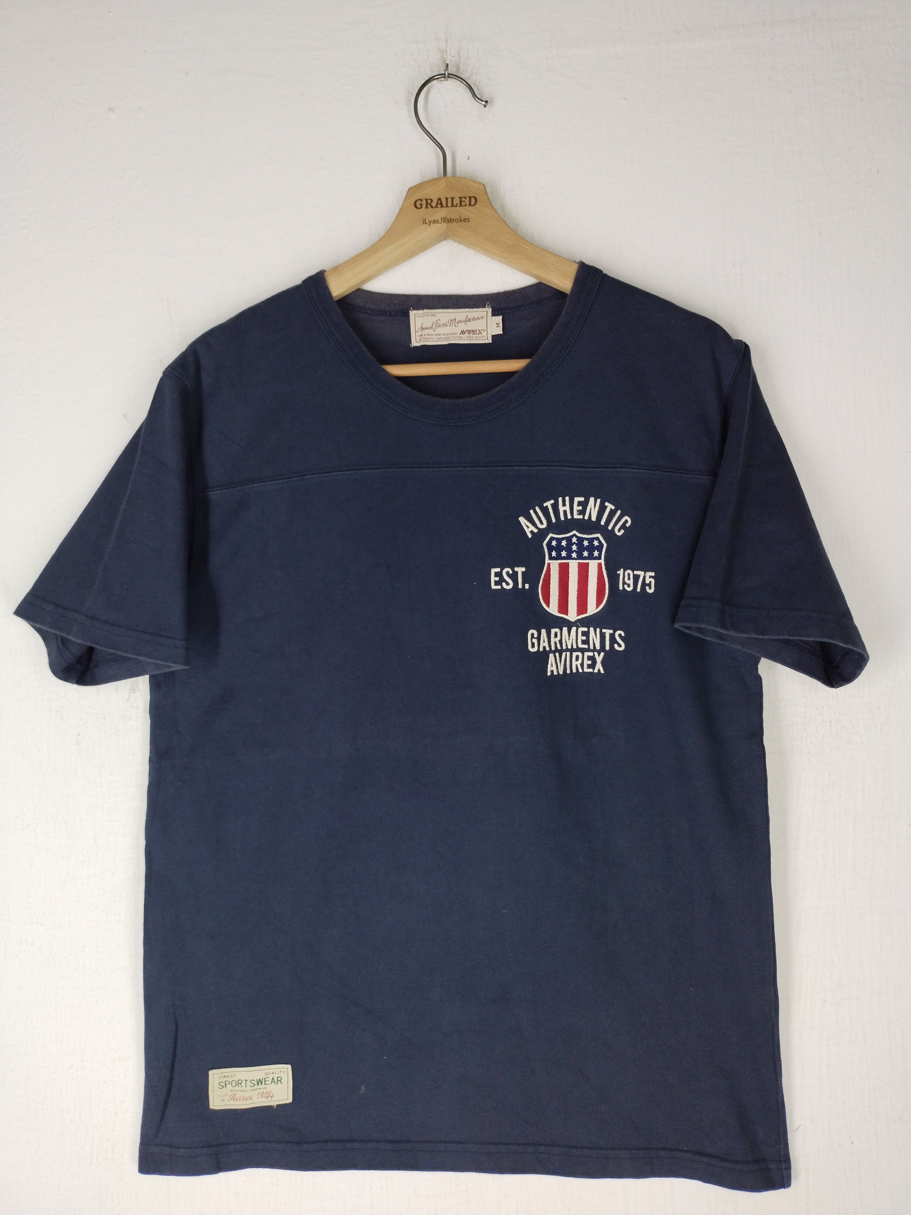 Avirex Vintage Embroidery Avirex USA Shirt Tee Size US M / EU 48-50 / 2 - 2 Thumbnail