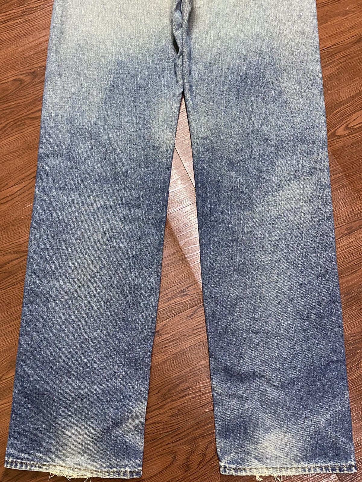 Diesel Black Gold Vintage Diesel Industry Faded Wash Distressed Slim Jeans Size US 30 / EU 46 - 6 Thumbnail