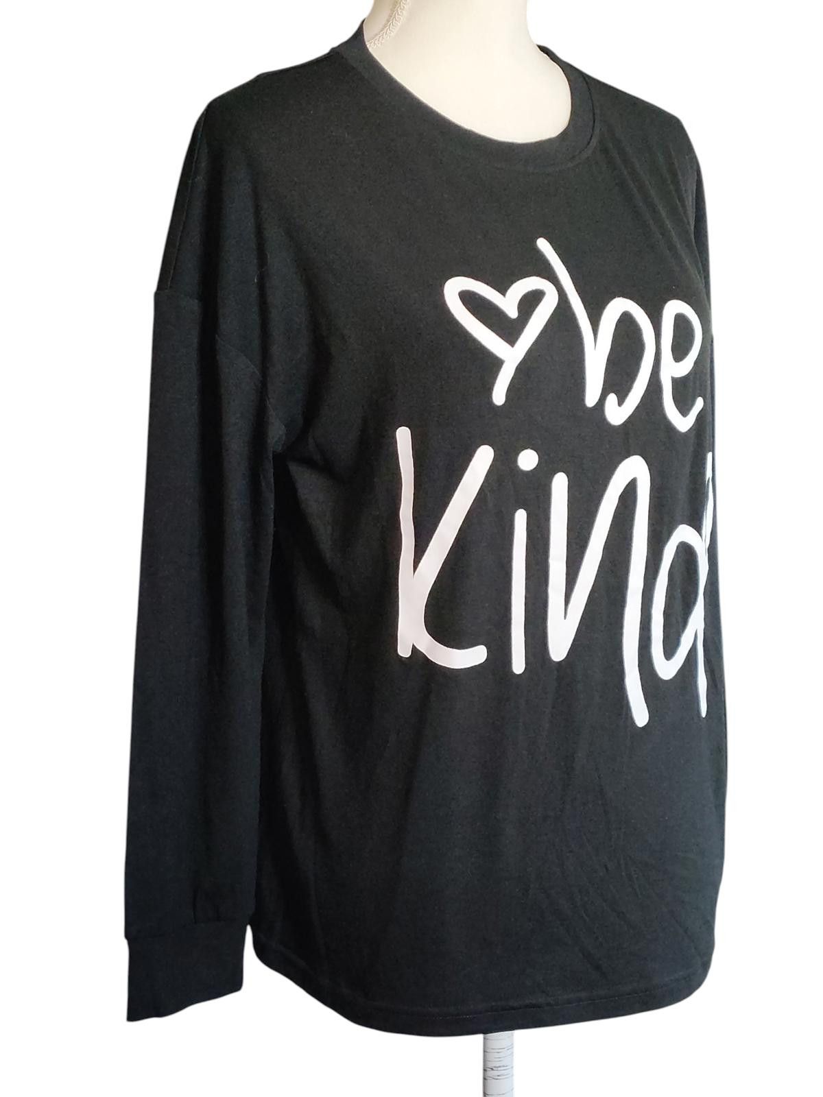 Other Pretty Garden Black Long Sleeve Graphic Shirt for Women Size M / US 6-8 / IT 42-44 - 4 Thumbnail