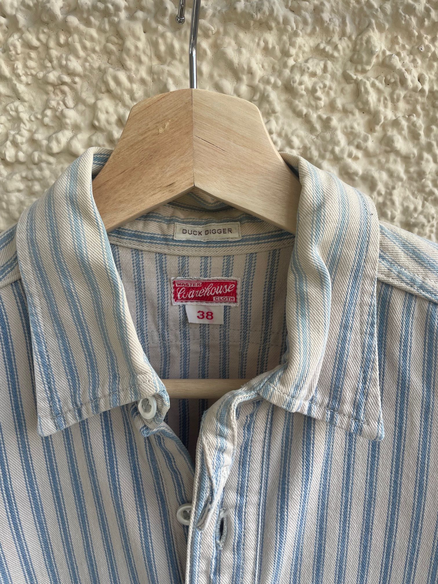 Warehouse Warehouse Duck Digger stripe pullover work shirt Size US S / EU 44-46 / 1 - 3 Thumbnail