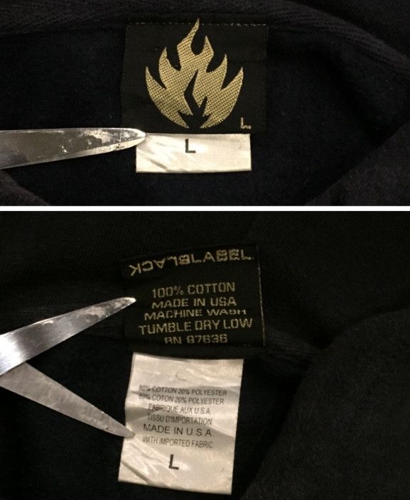 Black Label VINTAGE 90s BLACK LABEL SKATEBOARDS BRAND PULLOVER HOODIE Size US L / EU 52-54 / 3 - 5 Thumbnail