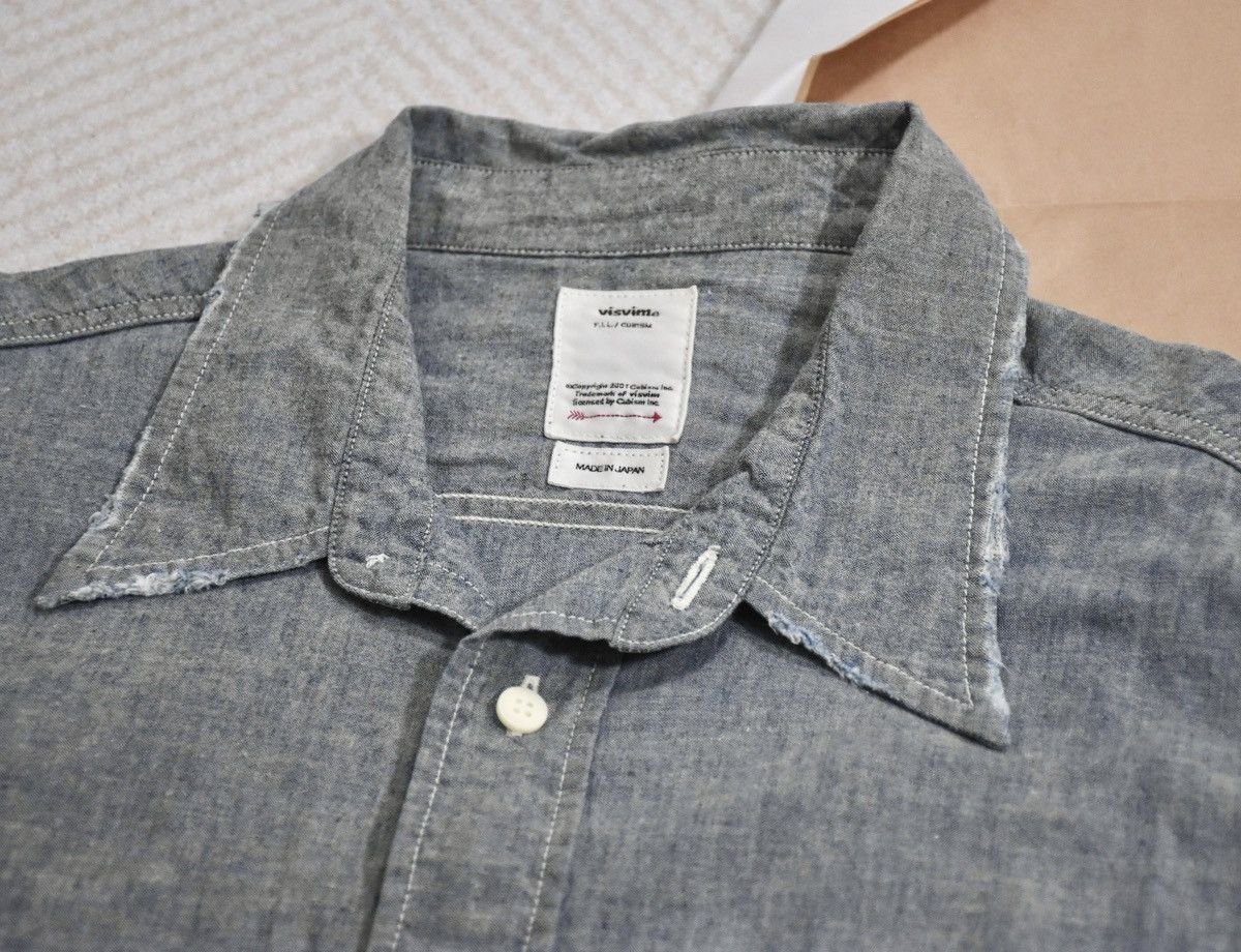 Visvim Visvim 20ss Handyman Shirt Dmgd（C/SI） Size US S / EU 44-46 / 1 - 4 Thumbnail