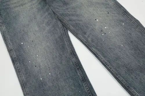 VIBE High street trend patchwork loose straight distressed jeans Size US 34 / EU 50 - 5 Thumbnail
