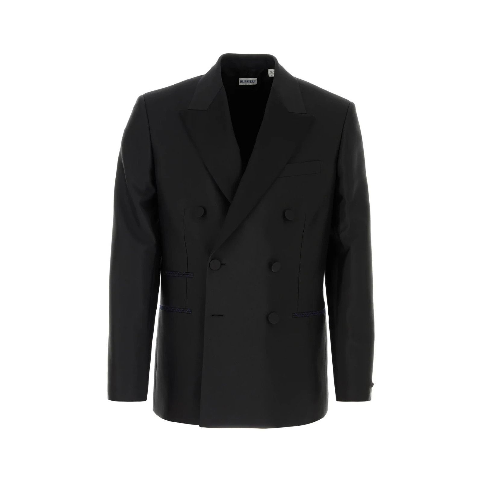 Burberry BURBERRY Black Wool Blend Blazer New & Authentic (Men's size Size US M / EU 48-50 / 2 - 1 Thumbnail