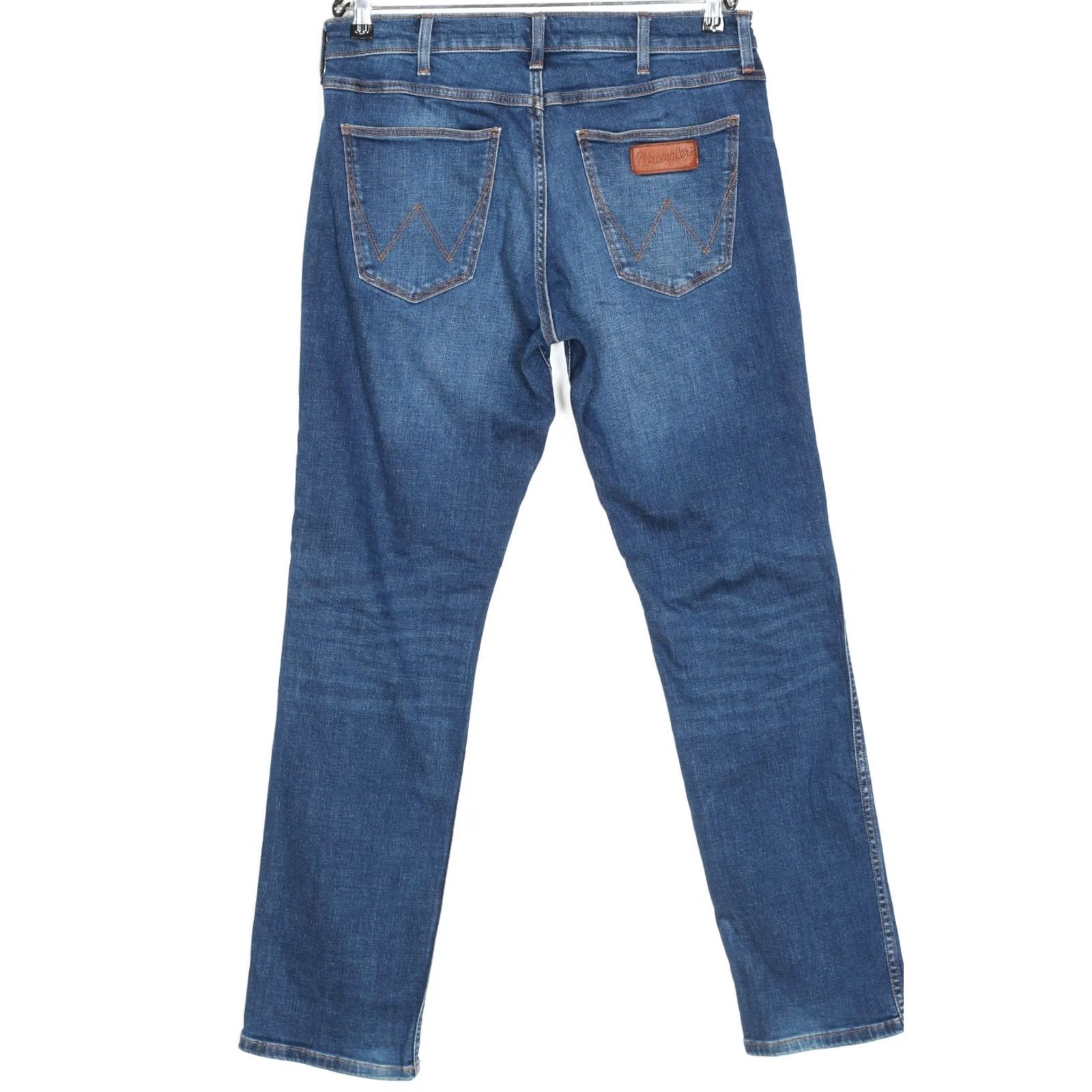 Wrangler Wrangler Greensboro Regular Straight Stretch Jeans Men Size W32 L32 Blue DZ7283 Size US 32 / EU 48 - 2 Thumbnail