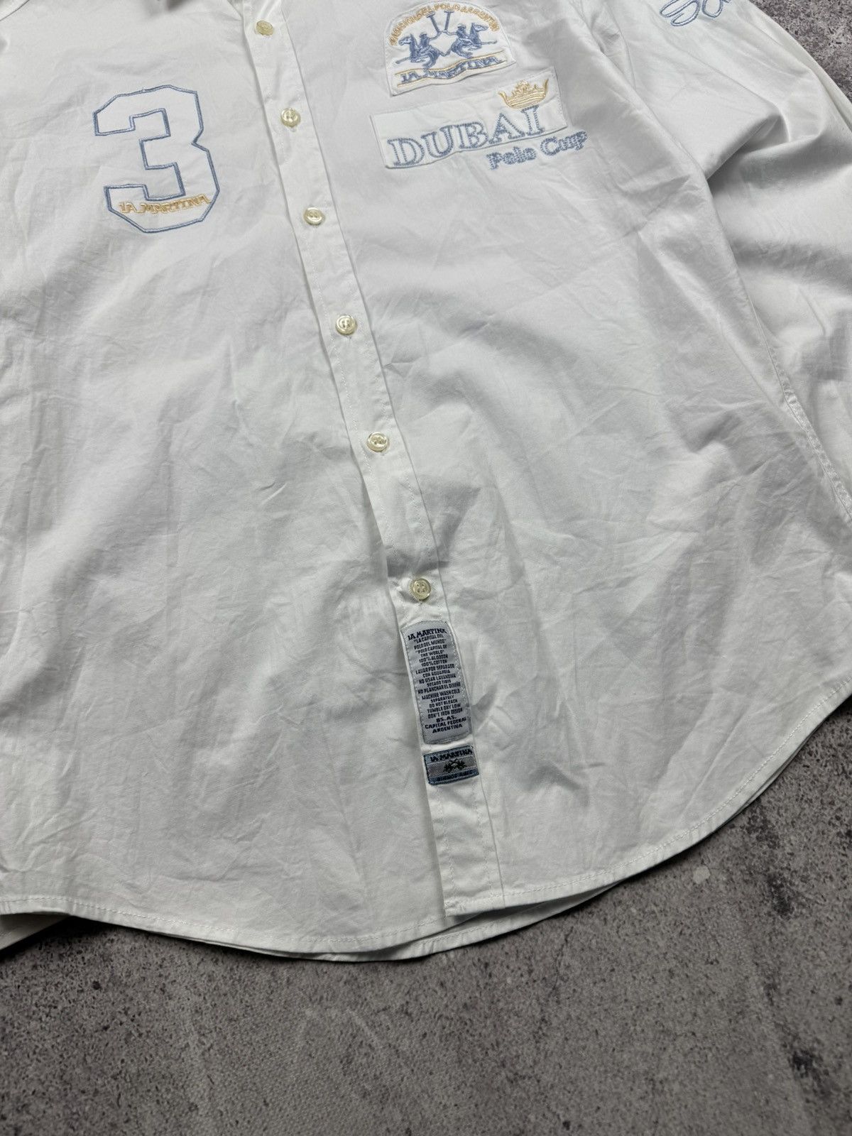 La Martina Vintage Y2KLa Martina Dubai Polo Team Button ups Shirt Size US L / EU 52-54 / 3 - 6 Thumbnail