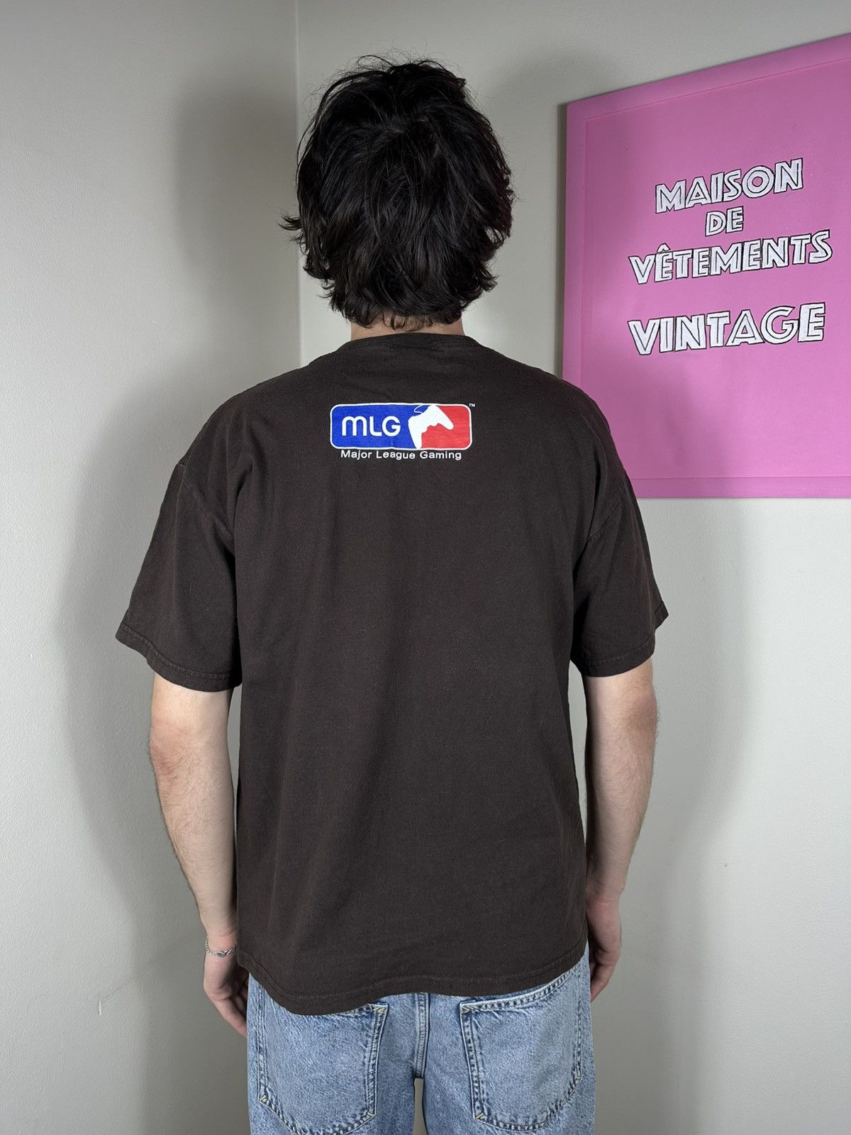Vintage MLG Major League Gaming Dr. Pepper T Shirt Printed Logo Size US L / EU 52-54 / 3 - 3 Thumbnail