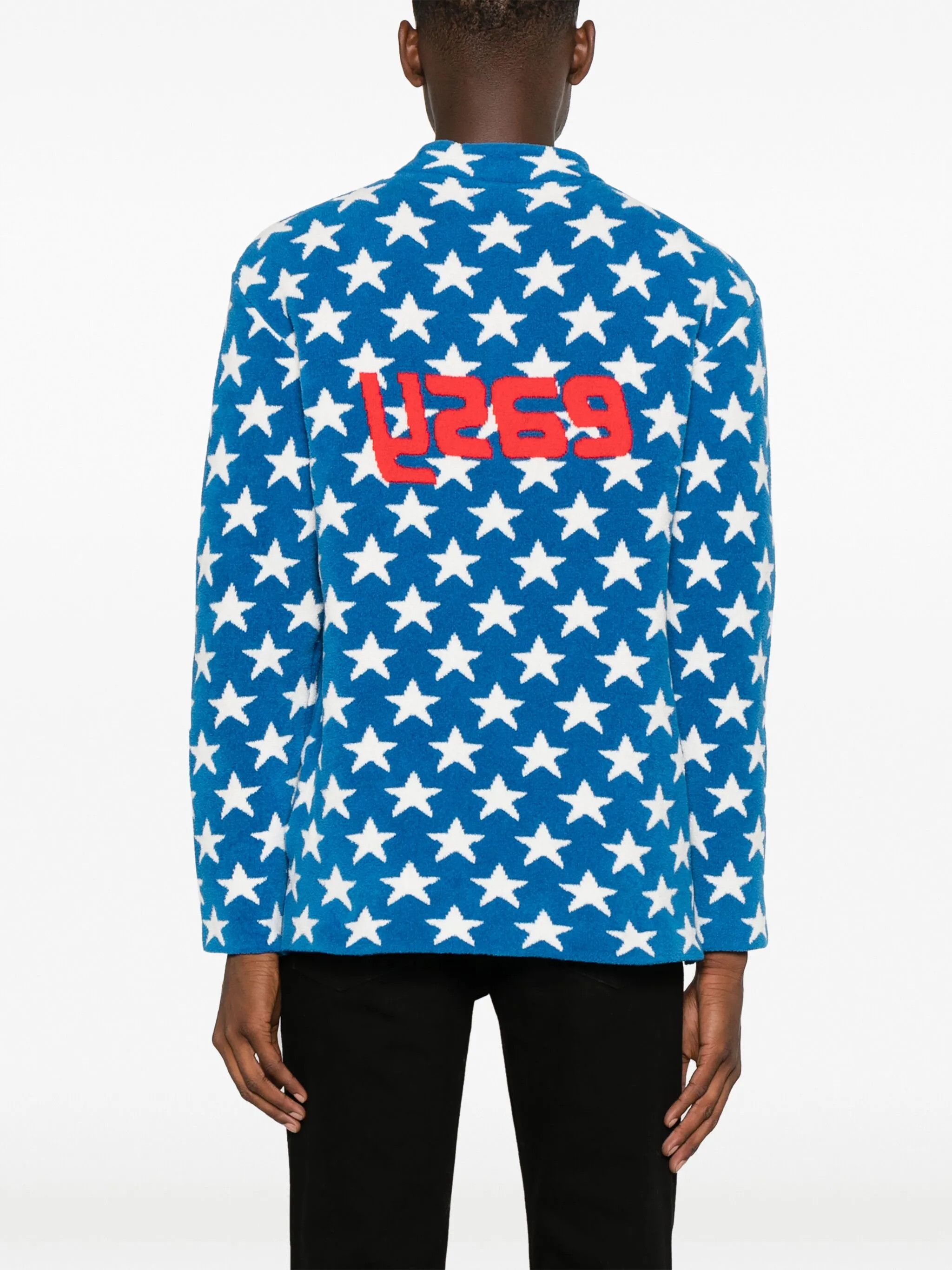 ERL o1y0125 Crewneck Sweatshirt in Blue/White Size US M / EU 48-50 / 2 - 3 Thumbnail
