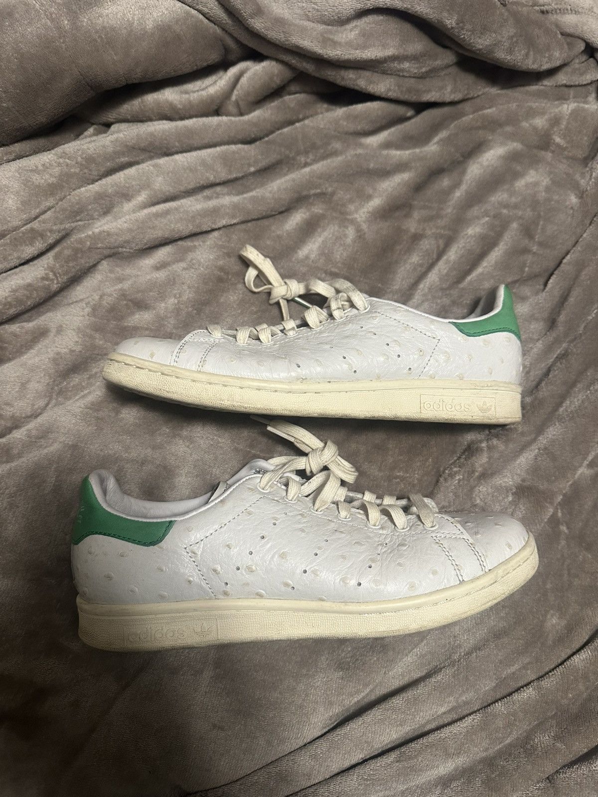 Adidas Size 8.5 - adidas Stan Smith Ostrich Sneakers Size US 8.5 / EU 41-42 - 1 Thumbnail