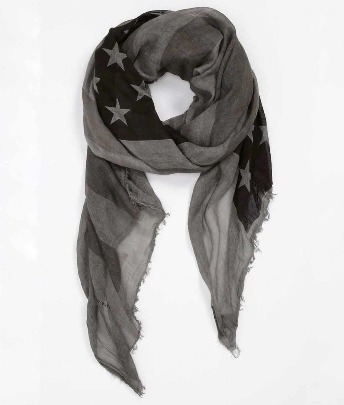 John Varvatos JOHN VARVATOS American Flag Fringe Scarf Runway Nettspend Size ONE SIZE - 6 Thumbnail
