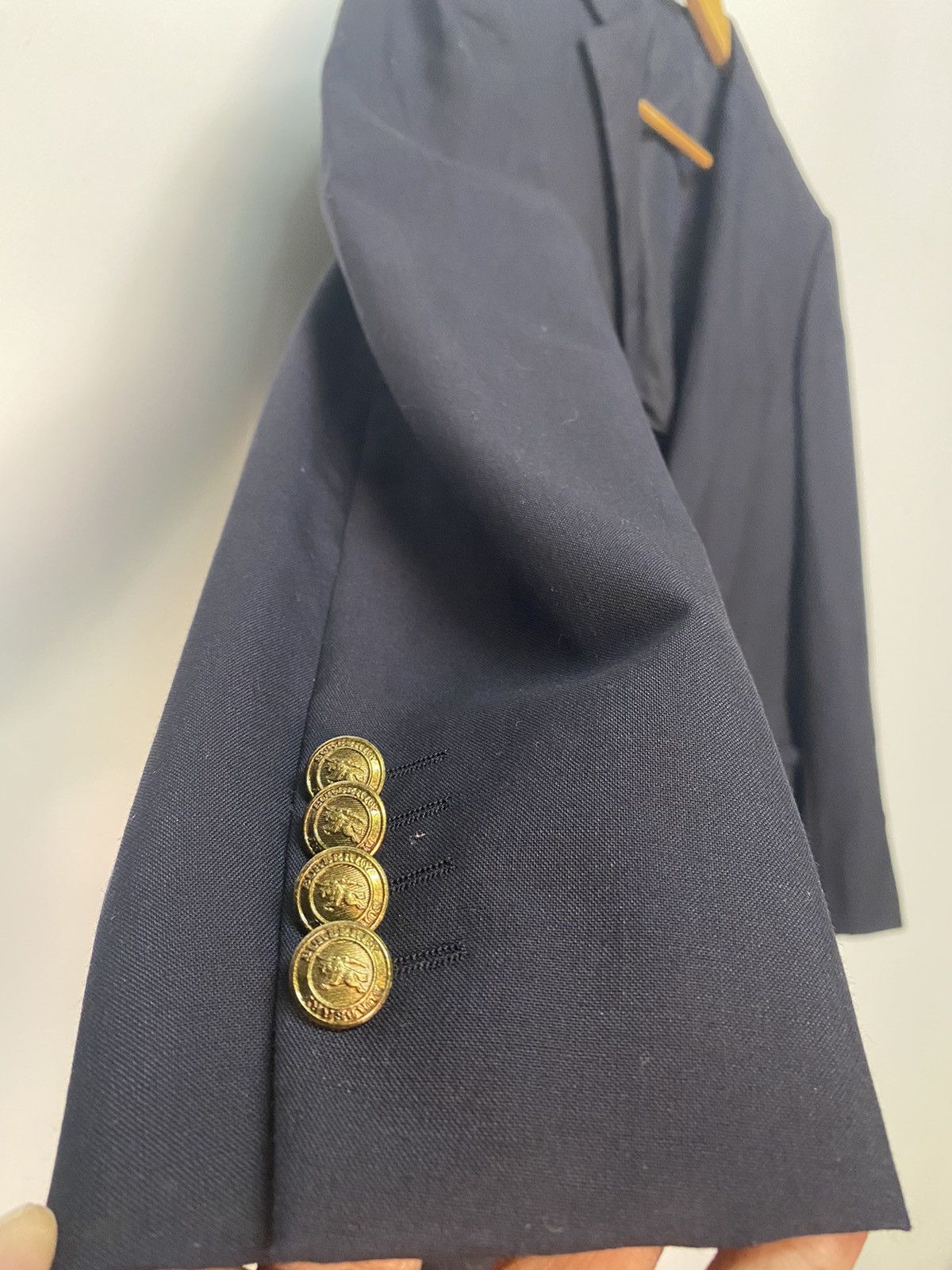 Burberry × Designer × Vintage Vintage Burberry London Blazer Coat Jacket Size US L / EU 52-54 / 3 - 8 Thumbnail