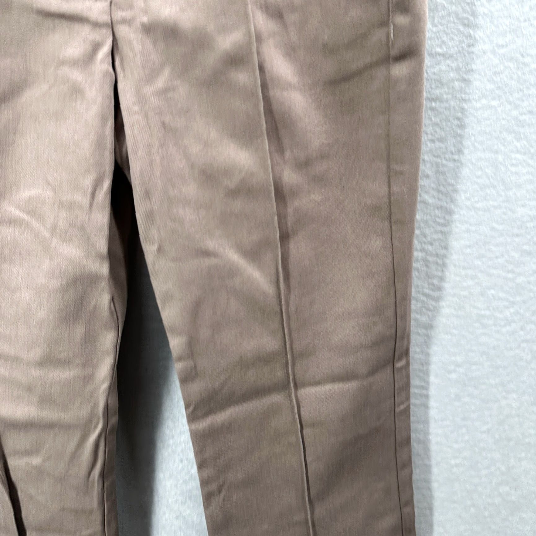 Reiss REISS Florence Flared Jeans Womens Petite 4 High Rise Cotton Front Dart Beige 90s Boho Preppy Women’s Pants Size 27" / US 4 / IT 40 - 6 Thumbnail