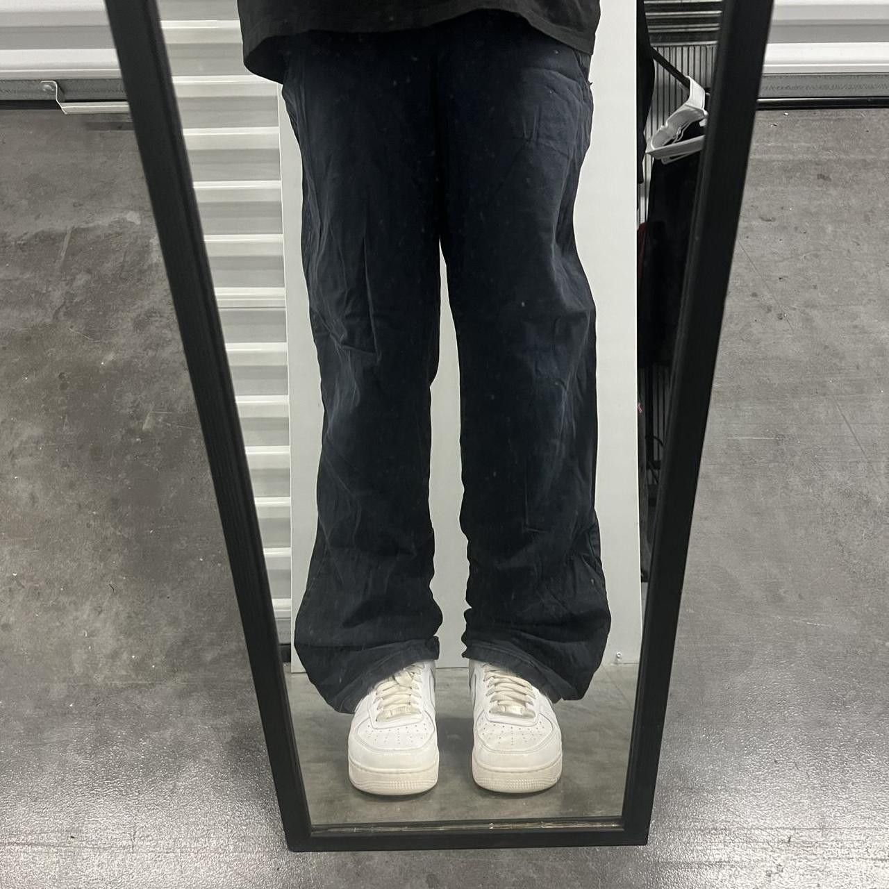 Old Navy × Vintage Vintage Y2K/2000s Baggy Ultimate Loose Black Trousers Pants! Size US 34 / EU 50 - 1 Thumbnail