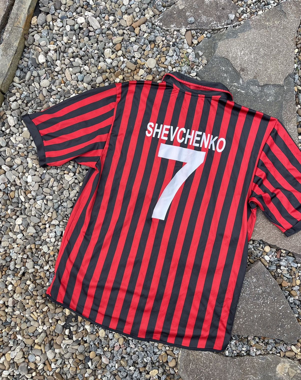 Adidas × Vintage 1999/2000 Adidas Milan #7 Shevchenko vintage soccer jersey Size US XL / EU 56 / 4 - 12 Thumbnail