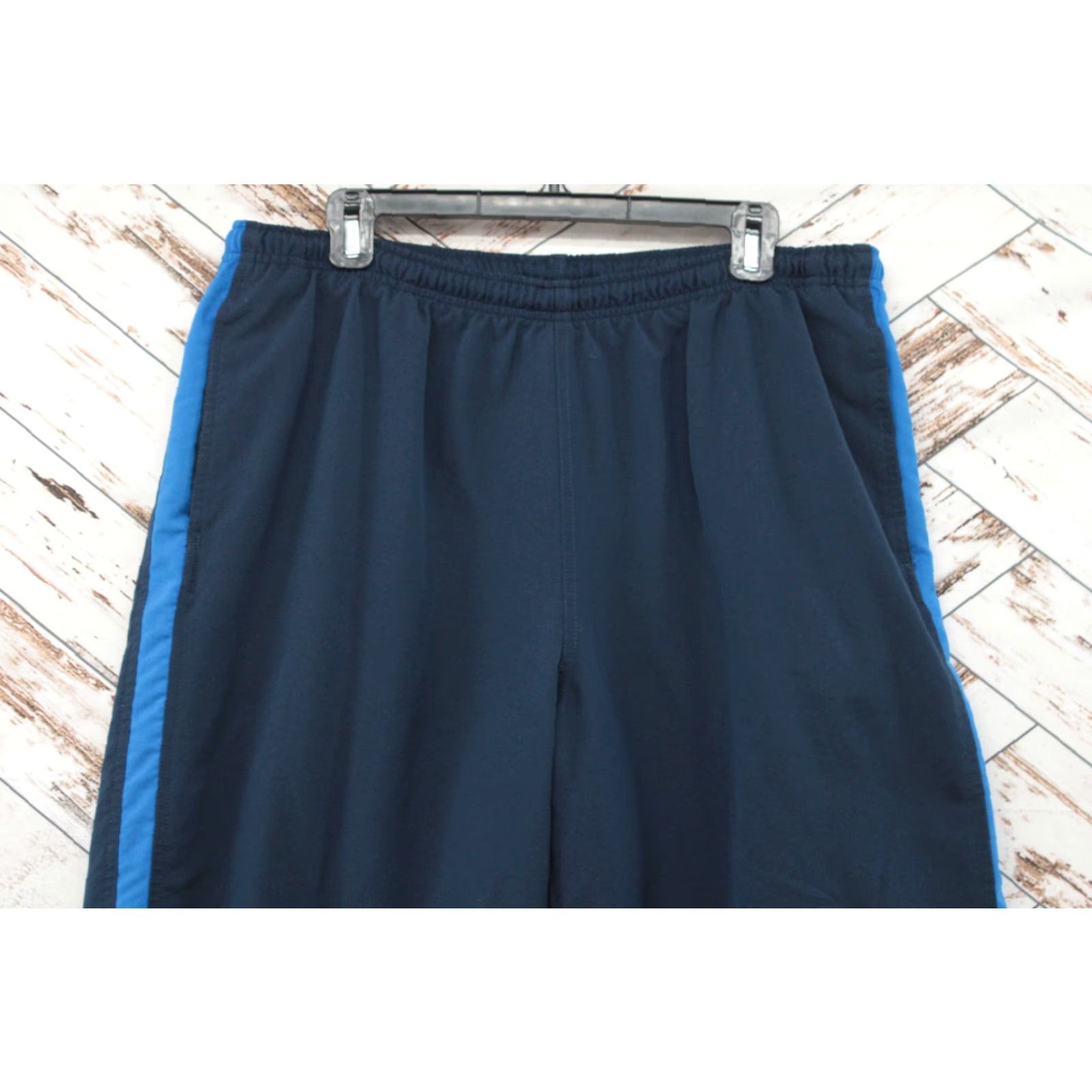 Nike Nike Fleece Lined Warm Up Pants Men's XL Blue Running Training Athleisure Size US 36 / EU 52 - 3 Thumbnail