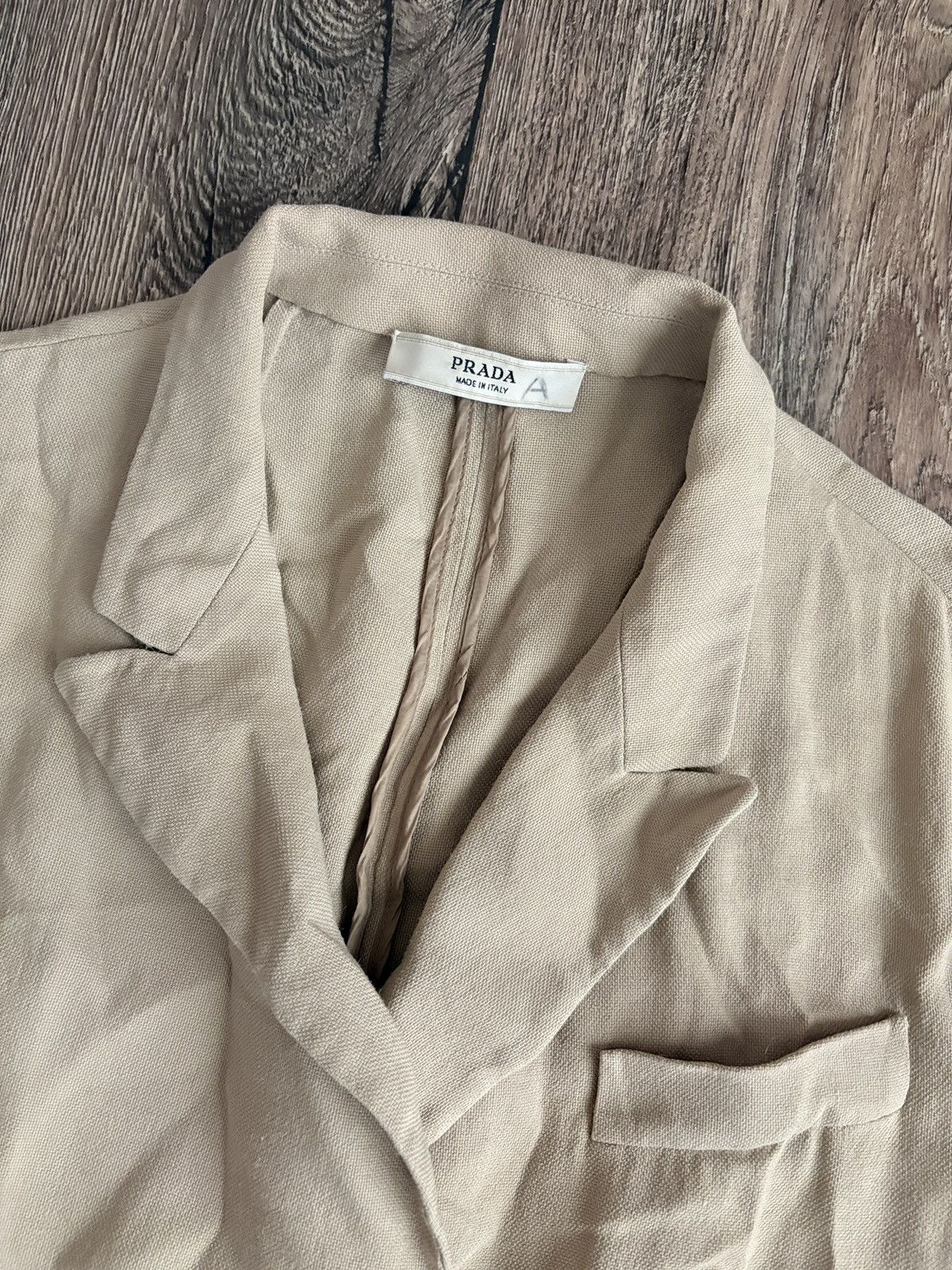 Prada Vintage PRADA Double-Breasted Women’s Trench Coat Jacket Size XL / US 12-14 / IT 48-50 - 2 Thumbnail