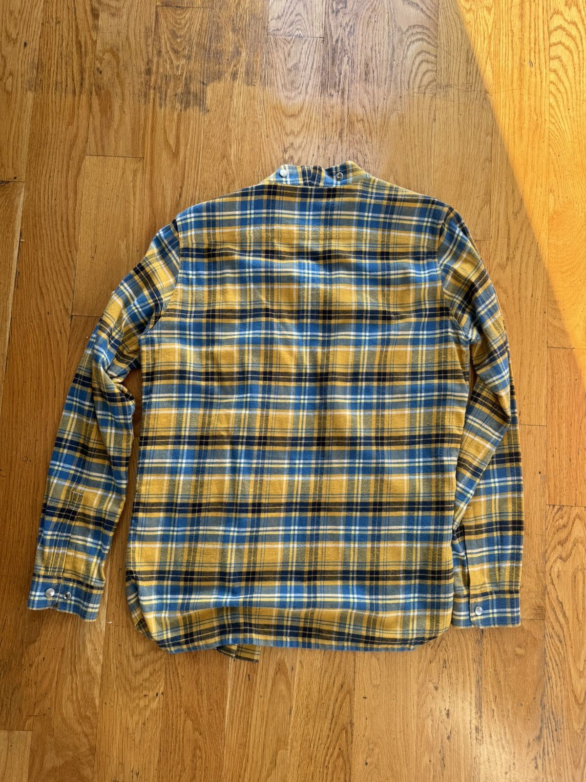 RickOwens leather larry shirt 48（Rick Owens Larry Shirt