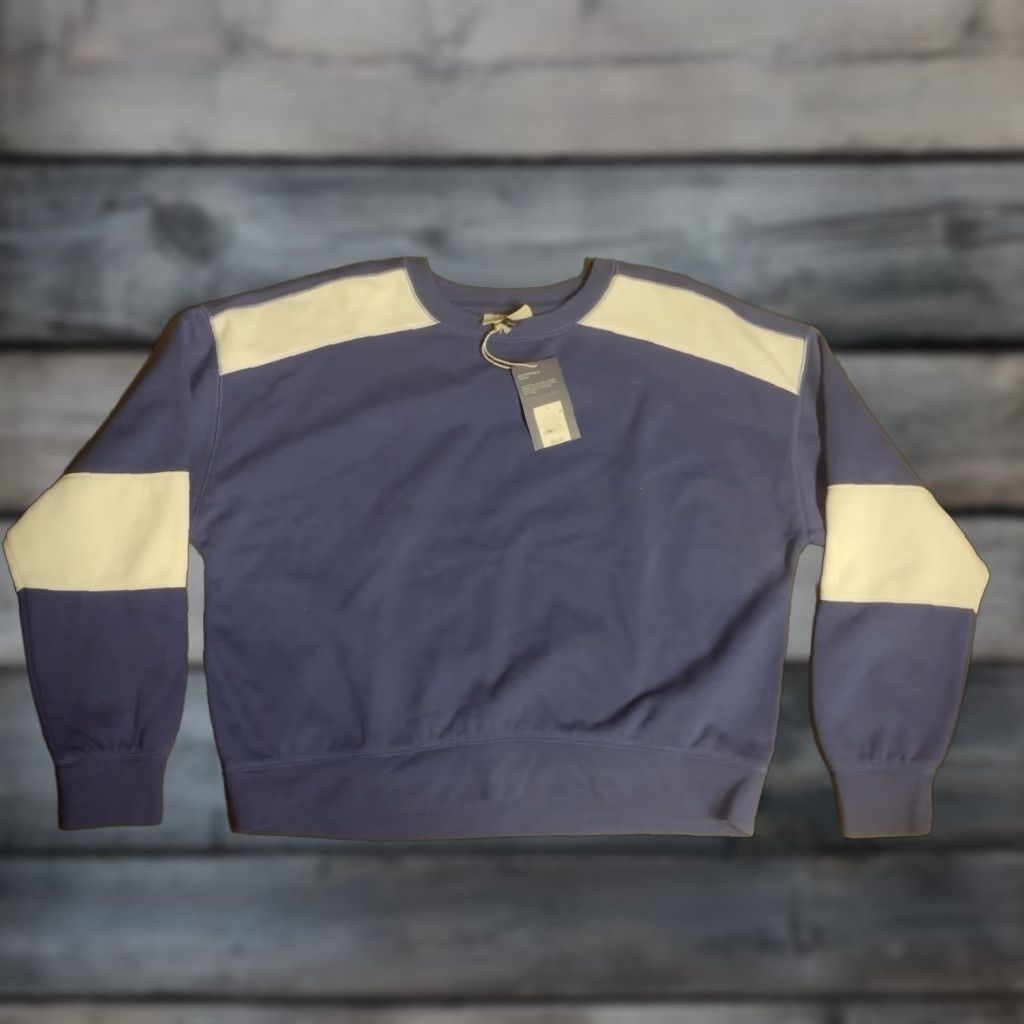 Vintage Universal Threads Crew Neck Women's Blue/White Size Large Size L / US 10 / IT 46 - 1 Thumbnail