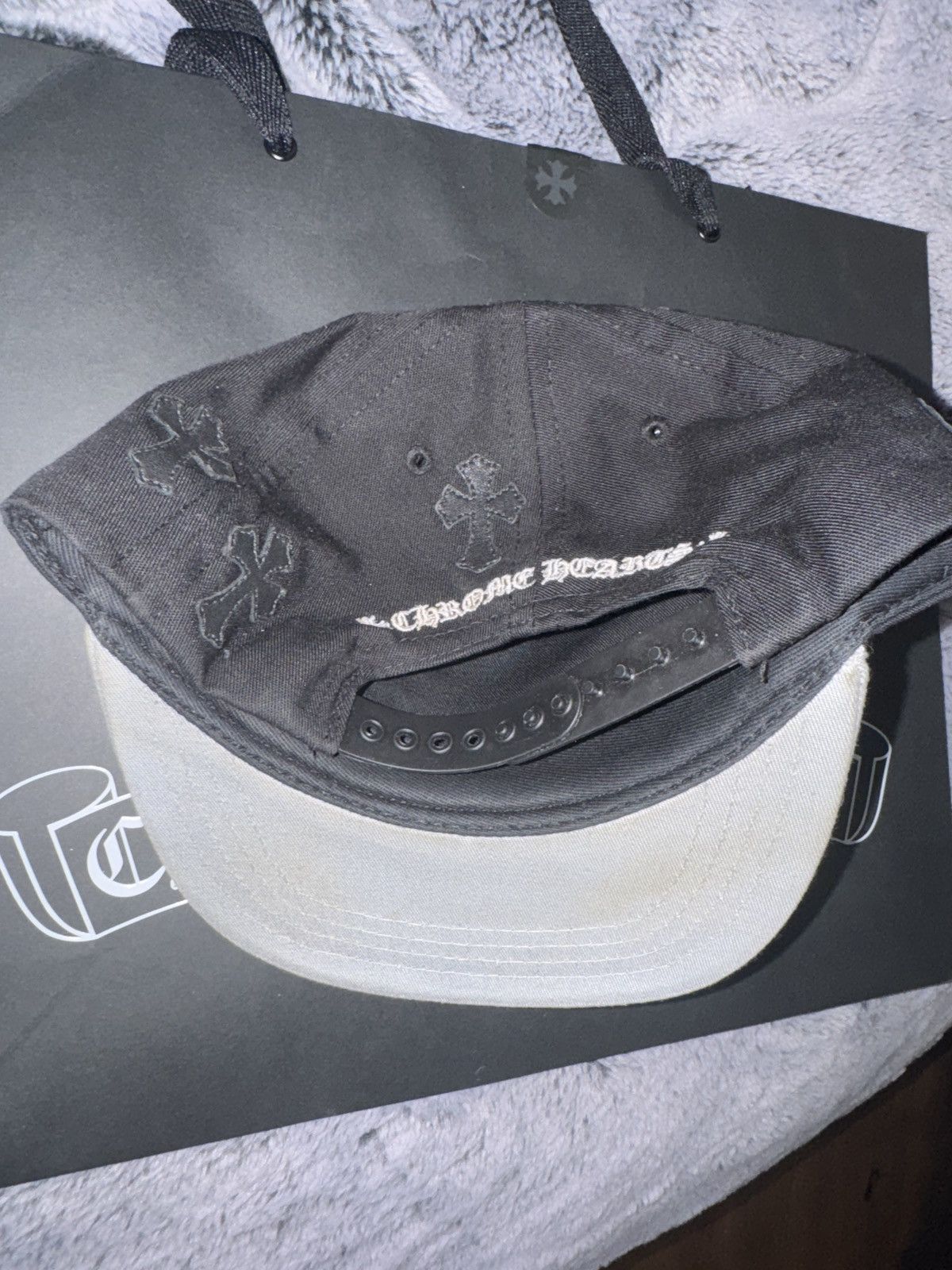 Chrome Hearts BLACK PATCHES CHROME HAT Size ONE SIZE - 3 Thumbnail