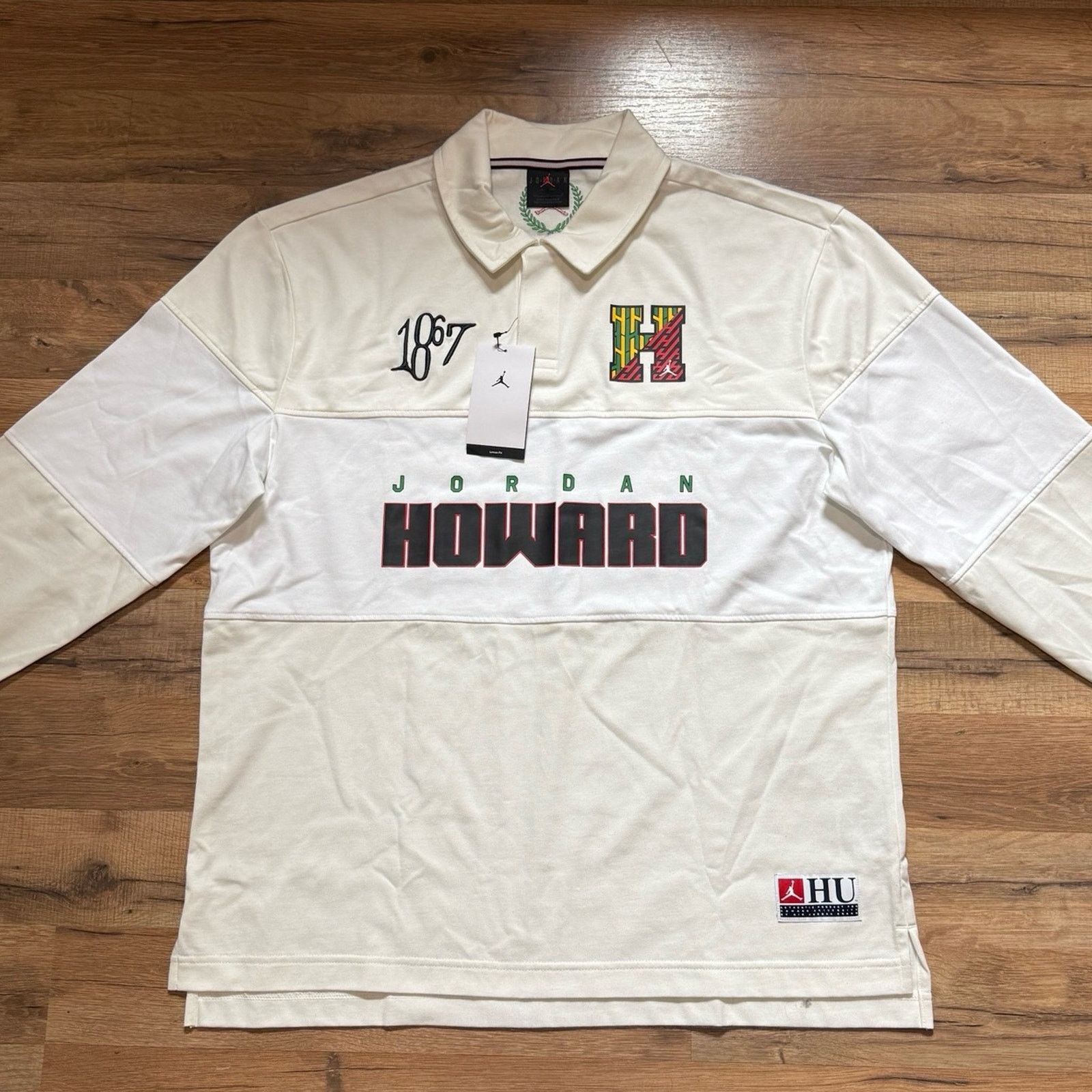 Jordan Brand Jordan Howard University Long Sleeve Rugby Shirt Size US L / EU 52-54 / 3 - 2 Thumbnail
