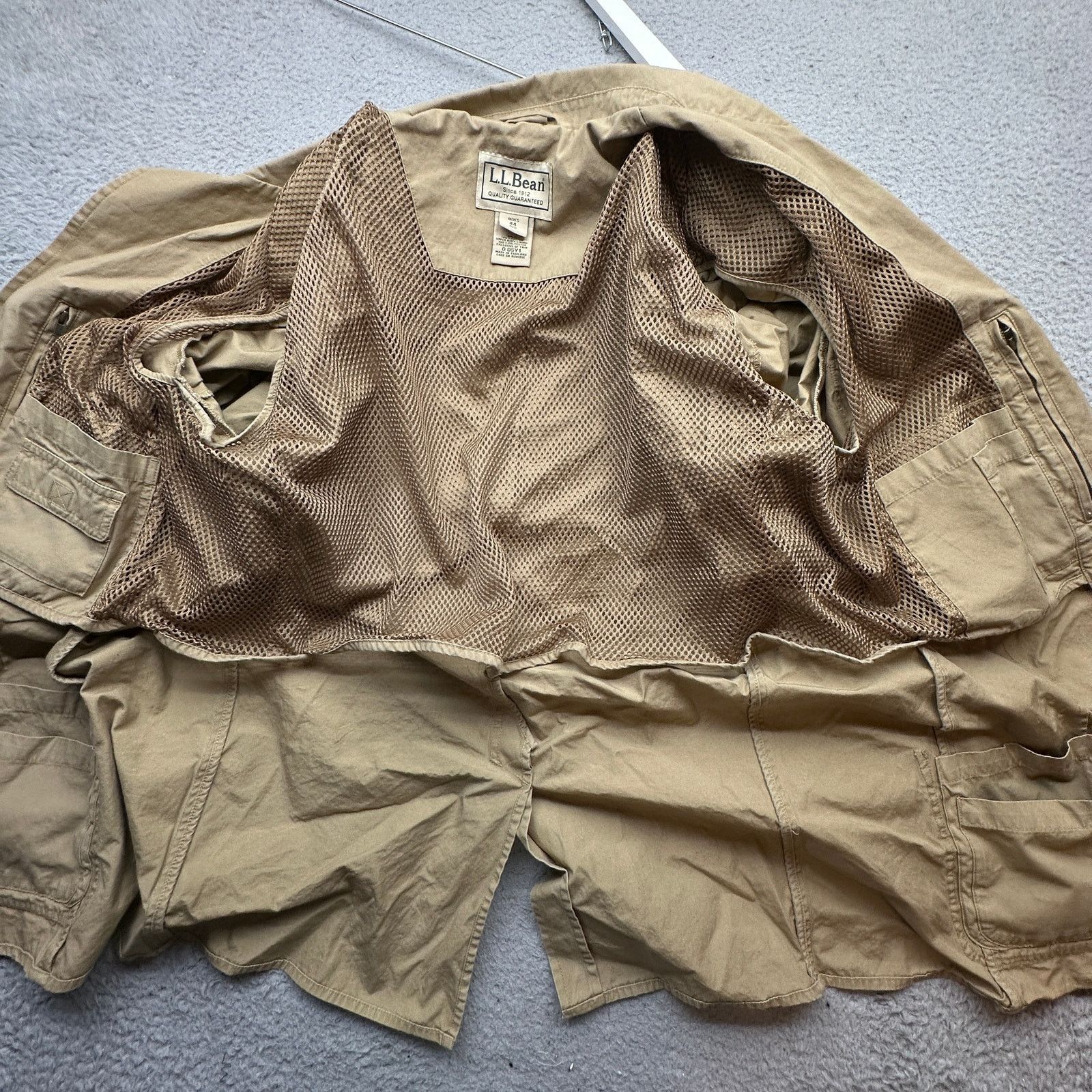 L.L. Bean LL Bean DSY1 Travel Field Jacket Safari Jacket Blazer 44R XL Size US XL / EU 56 / 4 - 10 Thumbnail