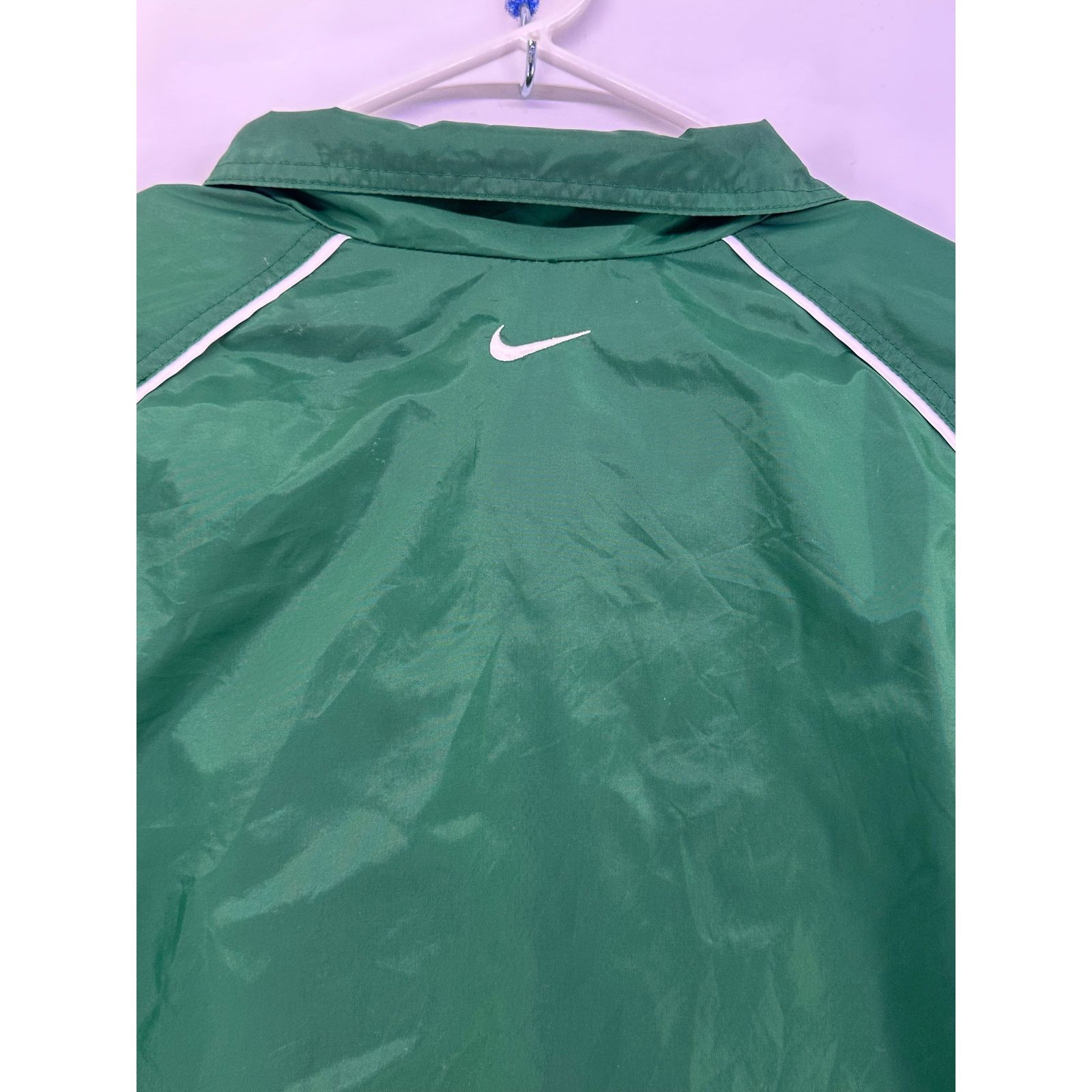 Nike Vintage Nike Green Windbreaker Full Zip up Jacket Size XL Size US XL / EU 56 / 4 - 12 Thumbnail