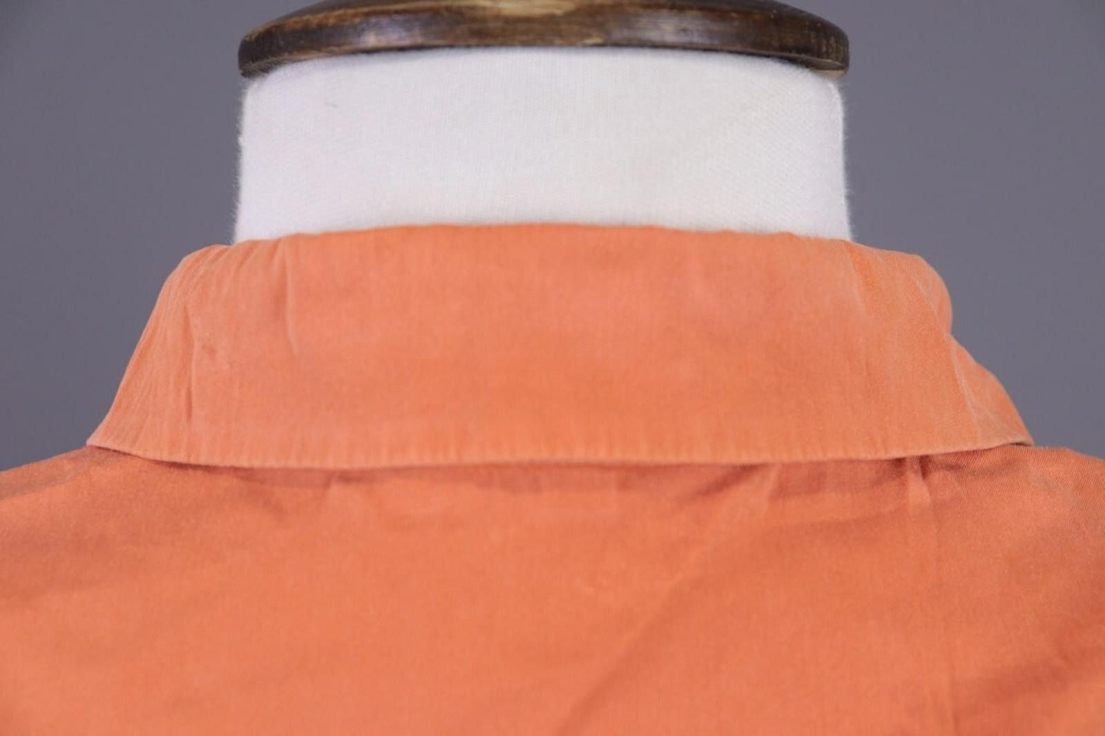 Jil Sander Vintage Jil Sander Orange Button Down Blouse Shirt Size 38 Size M / US 6-8 / IT 42-44 - 11 Thumbnail