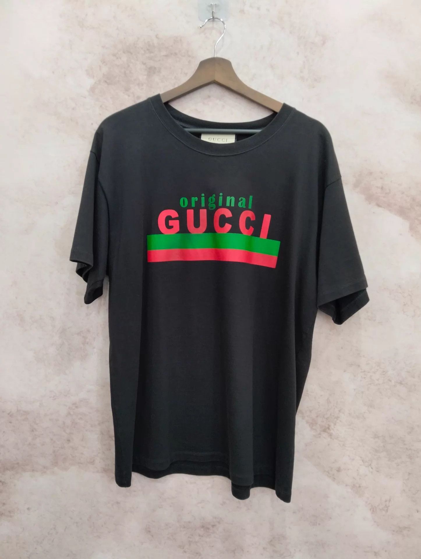 Gucci Gucci black logo print short tee S size Size US S / EU 44-46 / 1 - 1 Thumbnail