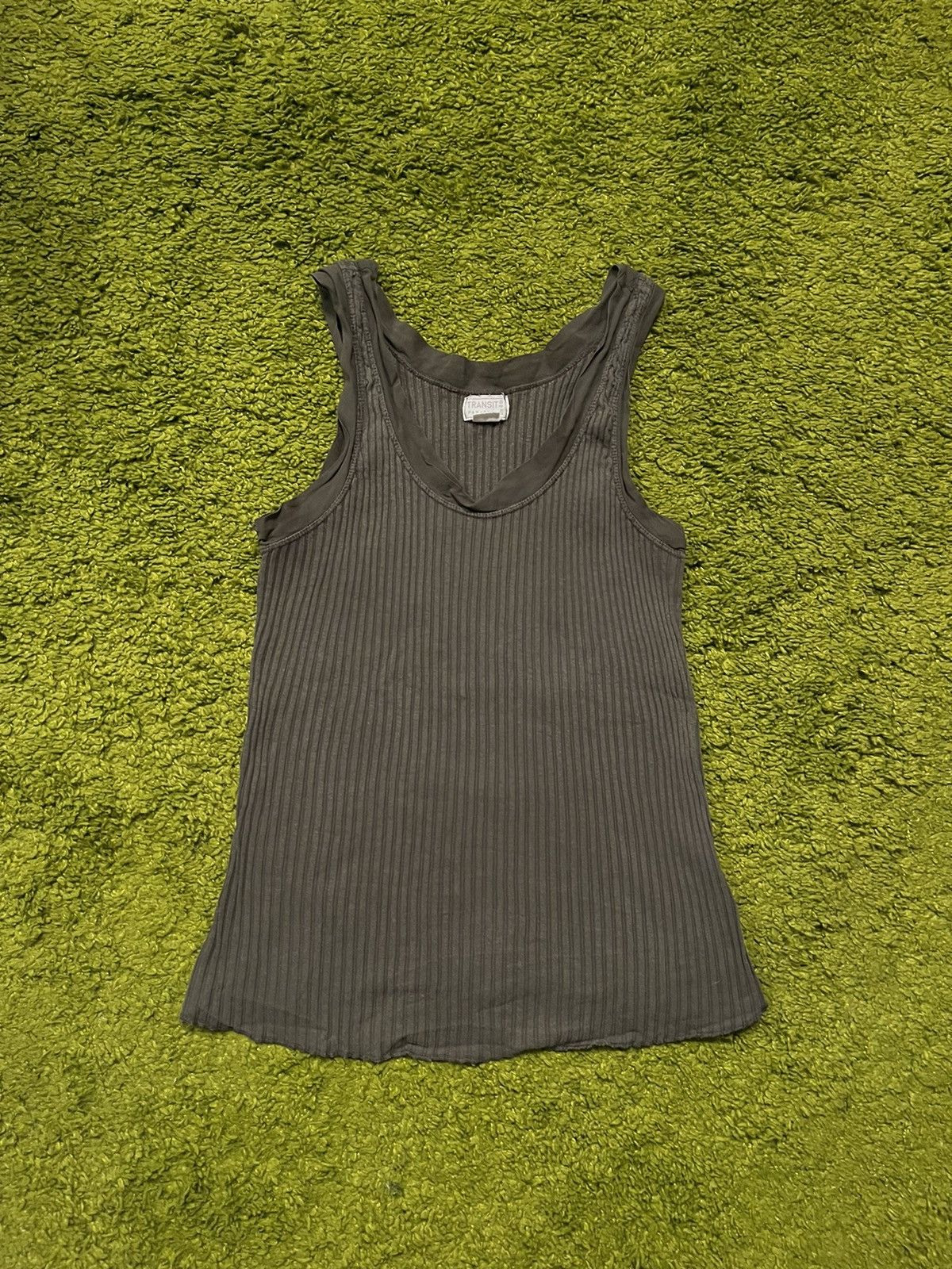 Transit × Transit Uomo Transit par-such avant garde ribbed cami tank top Size L / US 10 / IT 46 - 1 Thumbnail