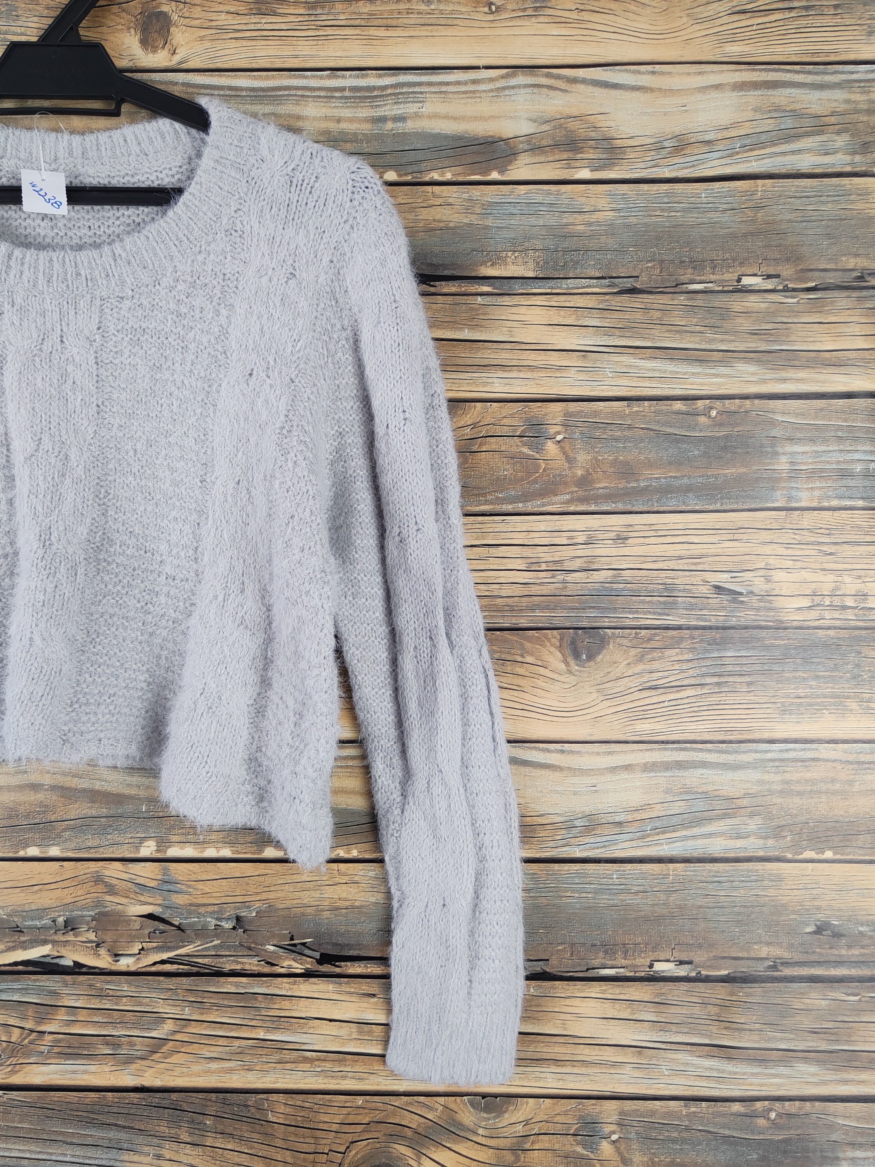 Japanese Brand × Vintage Kobe Lettuce Gray Shag Shaggy Fur Mohair Knitwear #W2238 Size M / US 6-8 / IT 42-44 - 5 Thumbnail