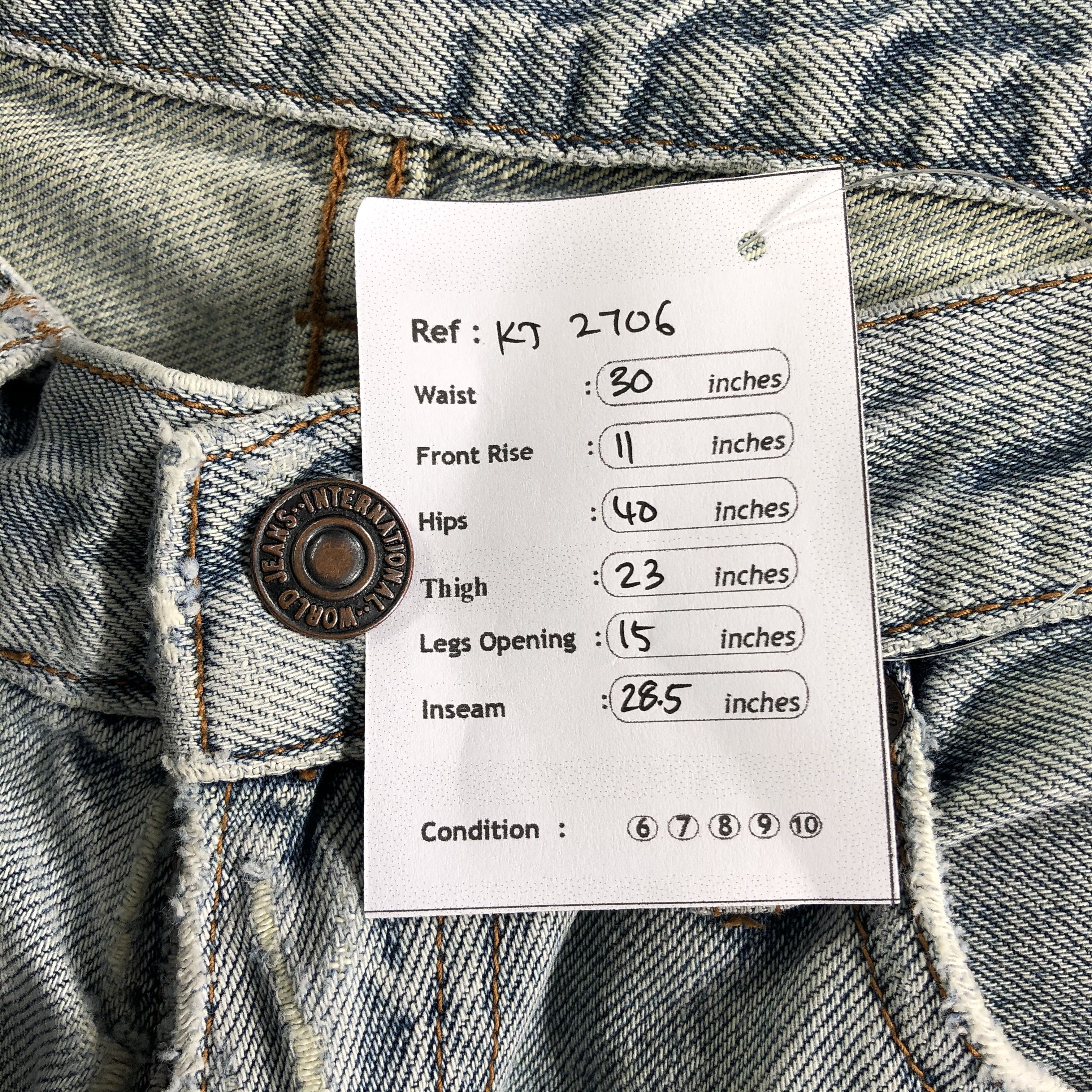 Big John Vintage Big John Jeans Medium Wash Denim KJ2706 Size US 30 / EU 46 - 11 Thumbnail