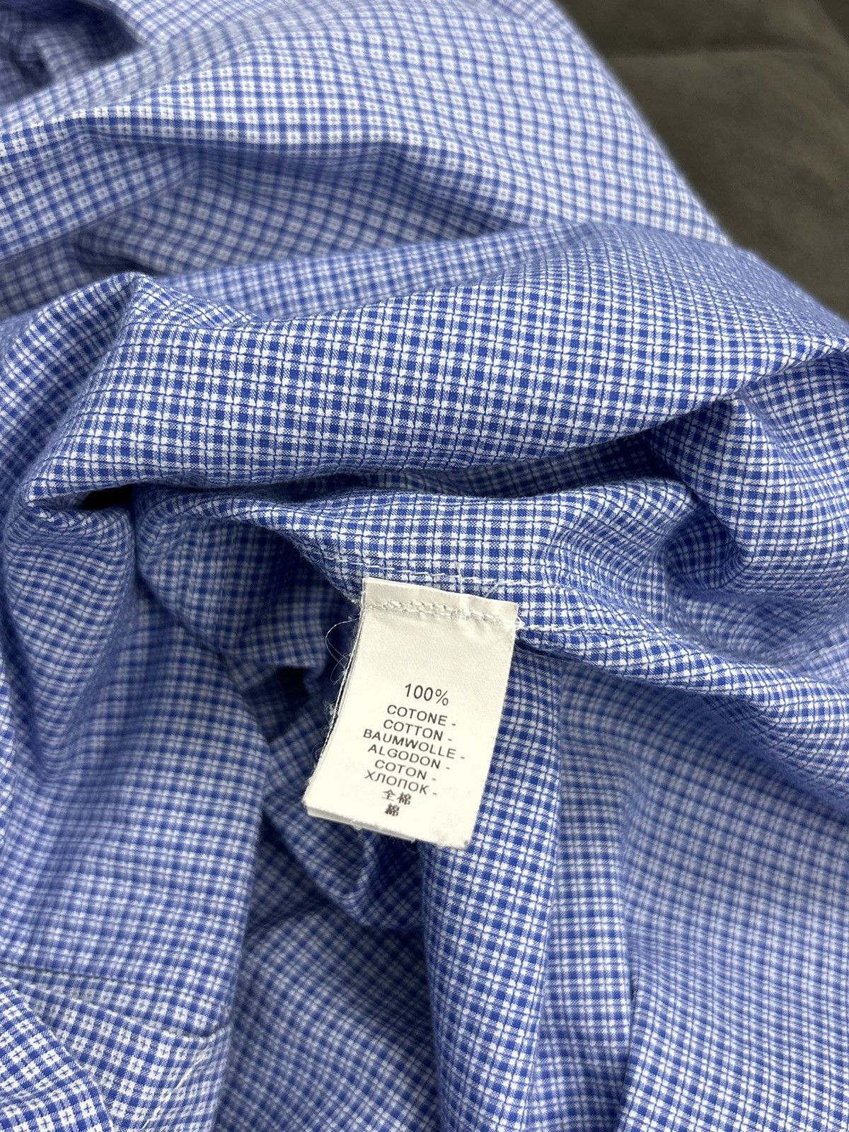 Brunello Cucinelli Brunello Cucinelli Check Cotton Shirt – Made in Italy Size M Size US M / EU 48-50 / 2 - 10 Thumbnail